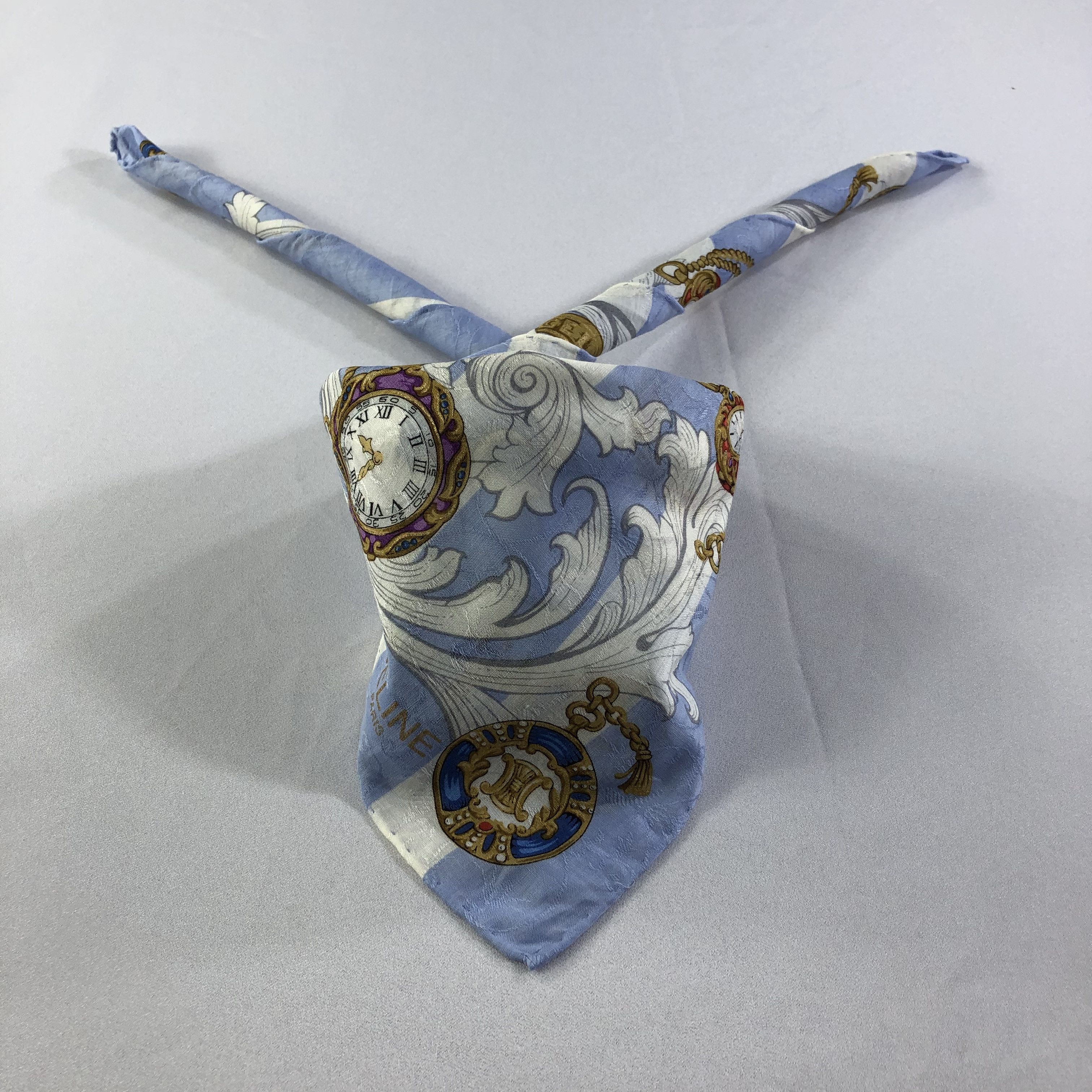 Celine Celine Luxury Handkerchief Neckerchief Bandana H1834 Size ONE SIZE - 2 Thumbnail