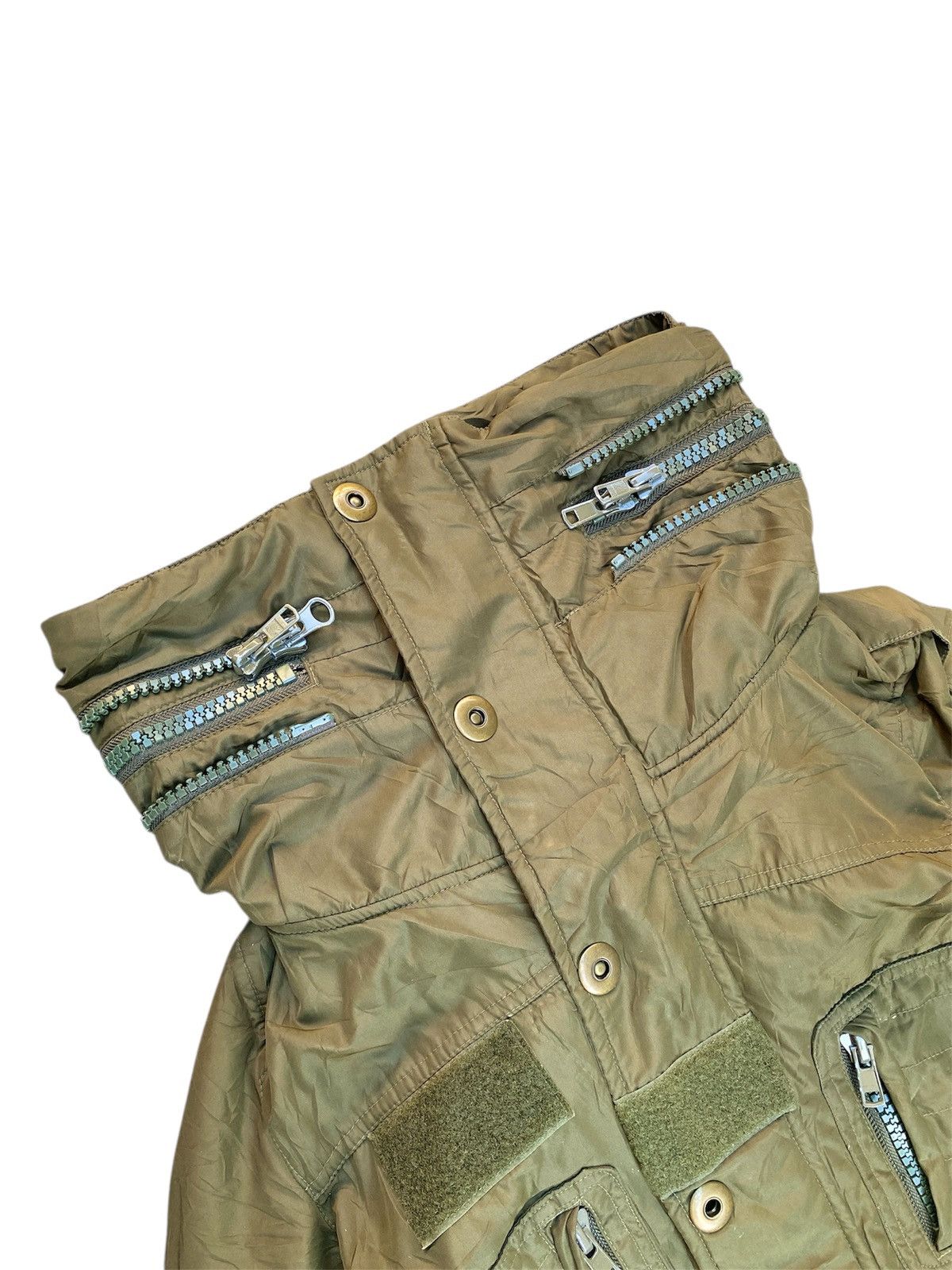 If Six Was Nine 2000s SLY Faux Fur Bono Bondage Punk Muti Zipper Jacket Size US S / EU 44-46 / 1 - 4 Thumbnail