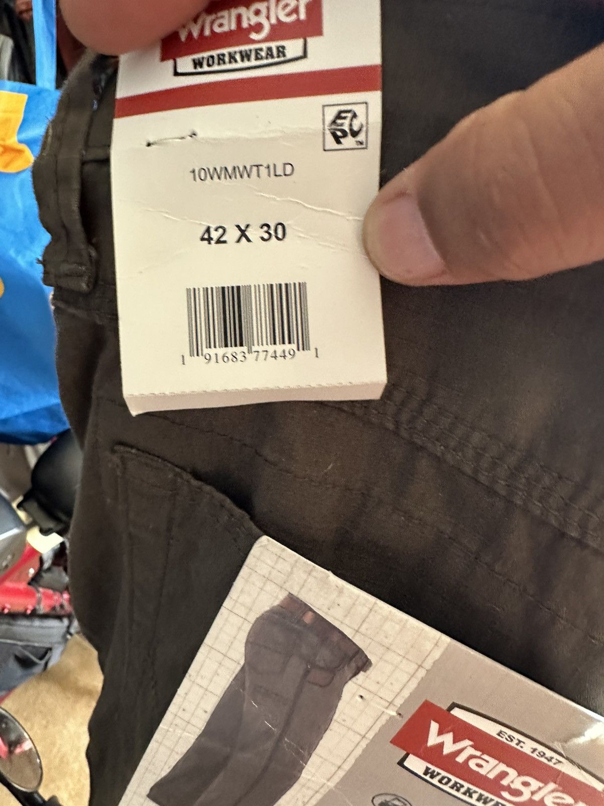 Wrangler New Wrangler Workwear Men's 42x30 Technician Relaxed Khaki Size US 42 / EU 58 - 4 Thumbnail