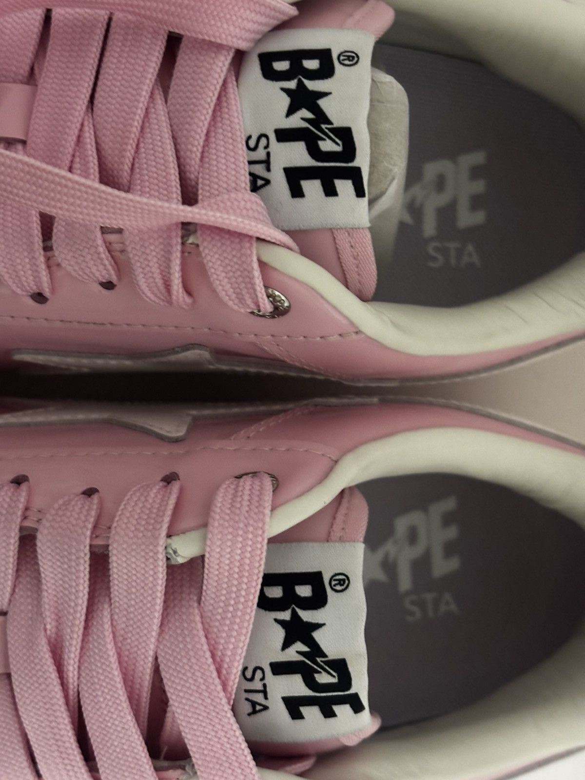 Bape Authentic ape bape bape sta #2 pink 10 new bapesta Size US 10 / EU 43 - 5 Thumbnail