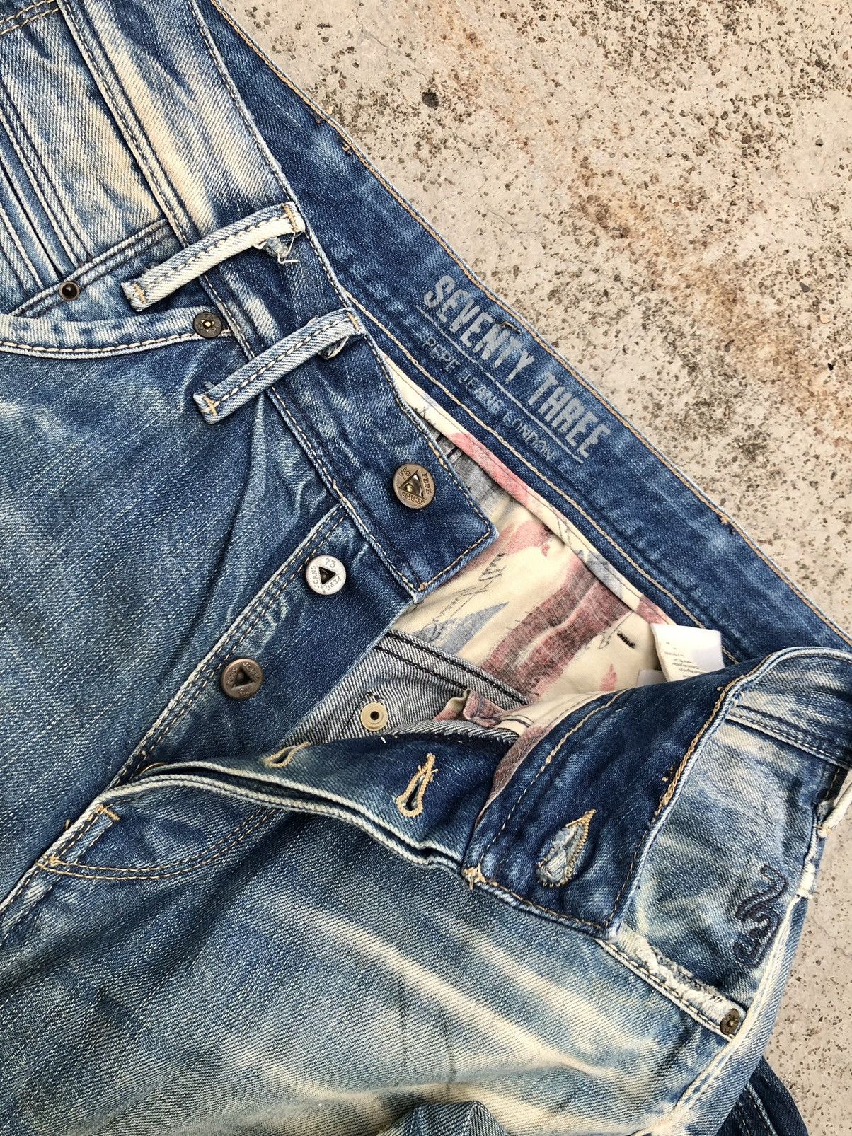 Pepe Jeans PEPE JEANS DISTRESSED WASHED BLUE DENIM Size US 31 - 3 Thumbnail