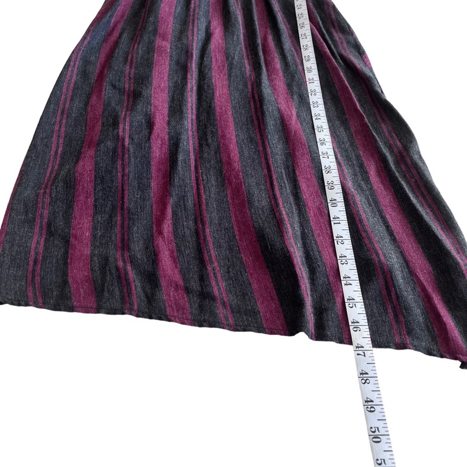 Zara Zara asymmetrical striped black red heather dress size XS Size XS / US 0-2 / IT 36-38 - 11 Thumbnail