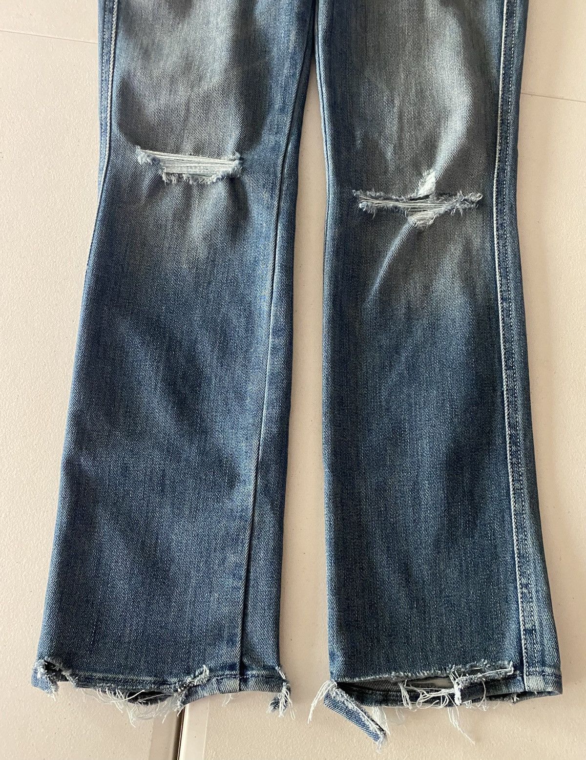 MOTHER Mother Denim The Rascal Ankle Wild! Wash Distressed 5 pkt 24 Size 24" / US 00 / IT 34 - 8 Thumbnail