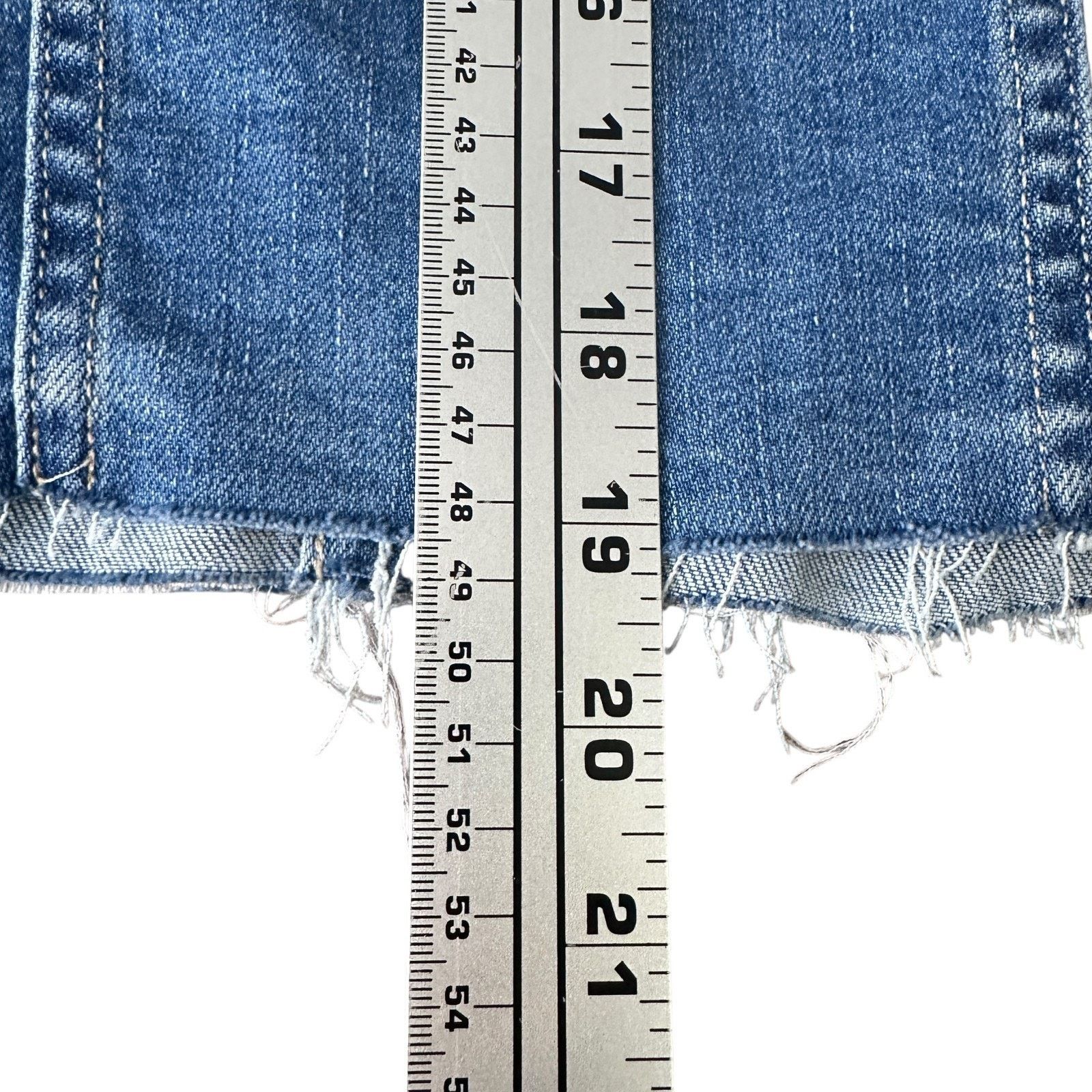L'AGENCE L'Agence Janelle Denim Jacket Women XS Alamo Blue Raw New Size XS / US 0-2 / IT 36-38 - 11 Thumbnail