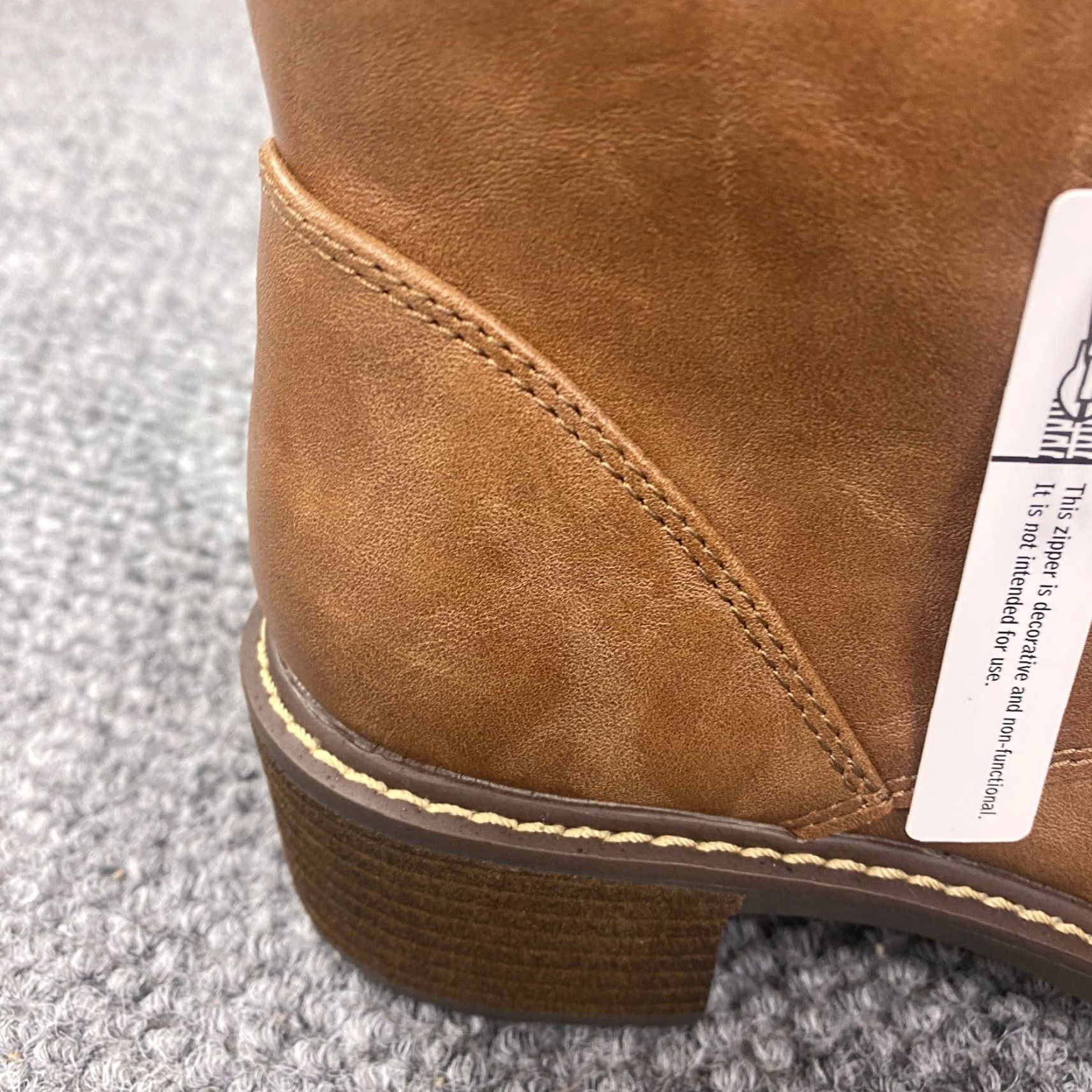 Vintage VINTAGE White Mountain Women's Combat Boots.Size 6.5 Casual Faux Leather Ankle Booties Fall Winter Size US 6.5 / IT 36.5 - 3 Thumbnail