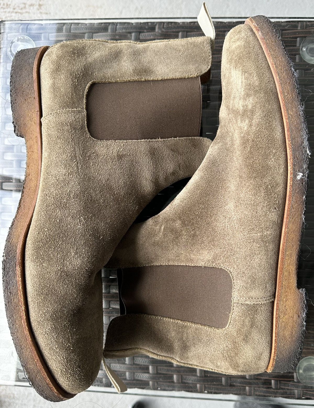 image of Common Projects Olive Chelsea Boot in Green, Men's (Size 11)