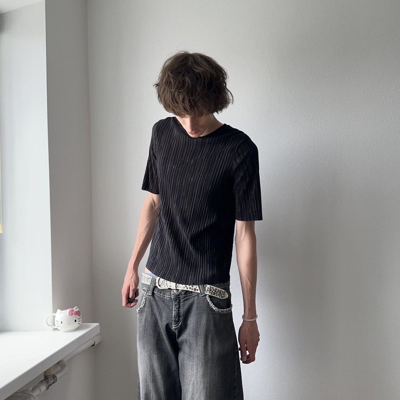 Pleats Please Issey Miyake Japan Issey Miyake Pleats Please Style Vintage T Shirt Size US M / EU 48-50 / 2 - 3 Thumbnail