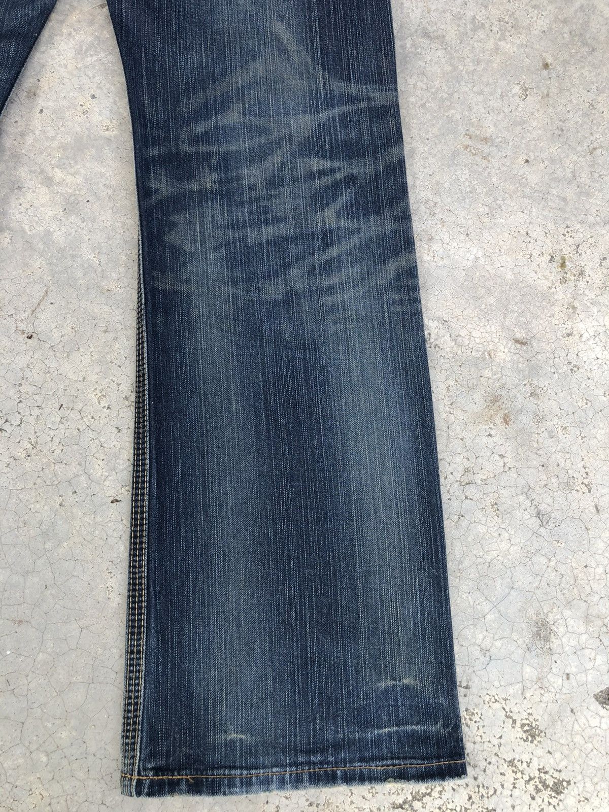 If Six Was Nine Edwin XVS Flared Jeans Bootcut Distressed Jeans Buckle back Size US 34 / EU 50 - 12 Thumbnail