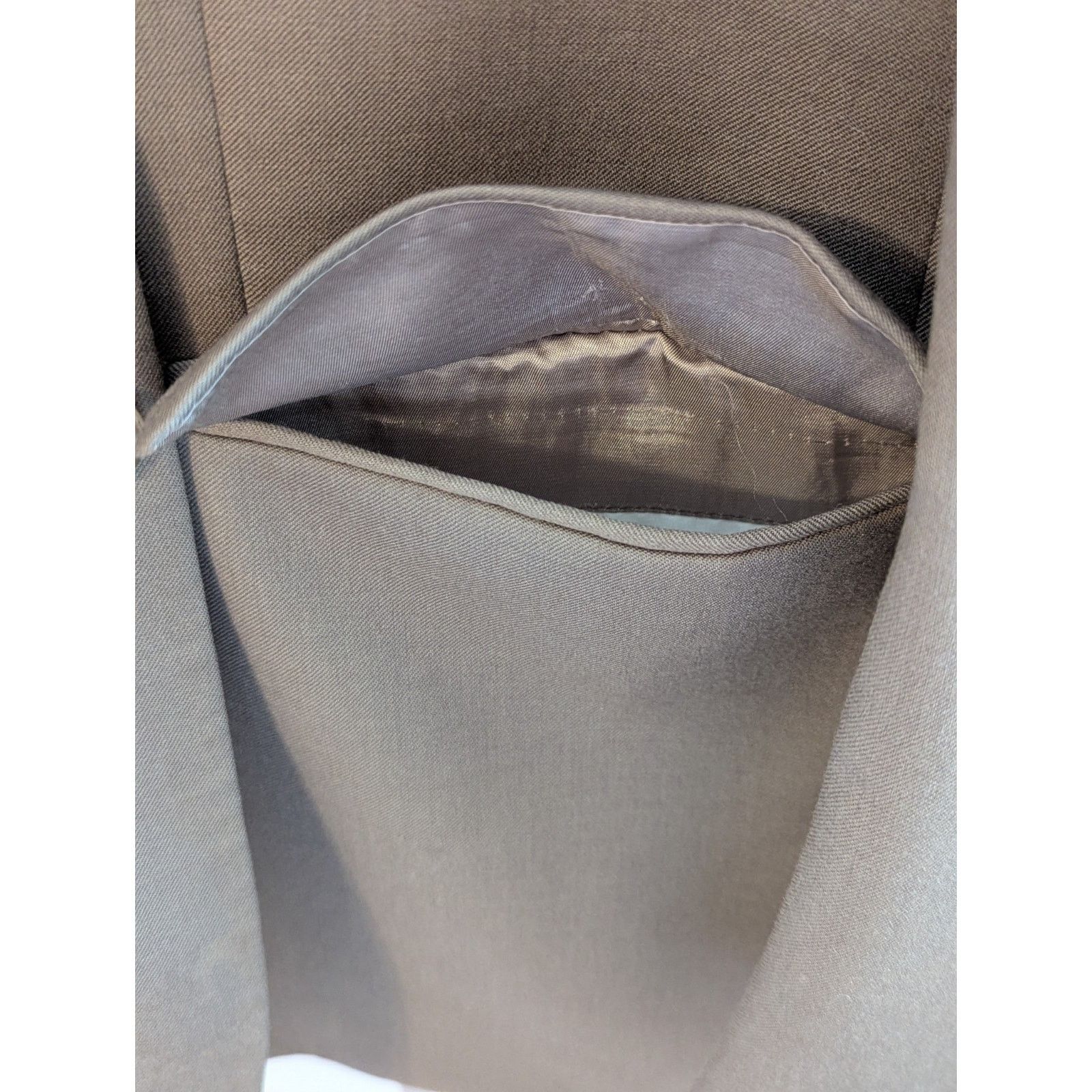 Chaps Size 42R Brown Pure New Wool 2 Button Notch Lapel Blazer Size 42R - 8 Thumbnail