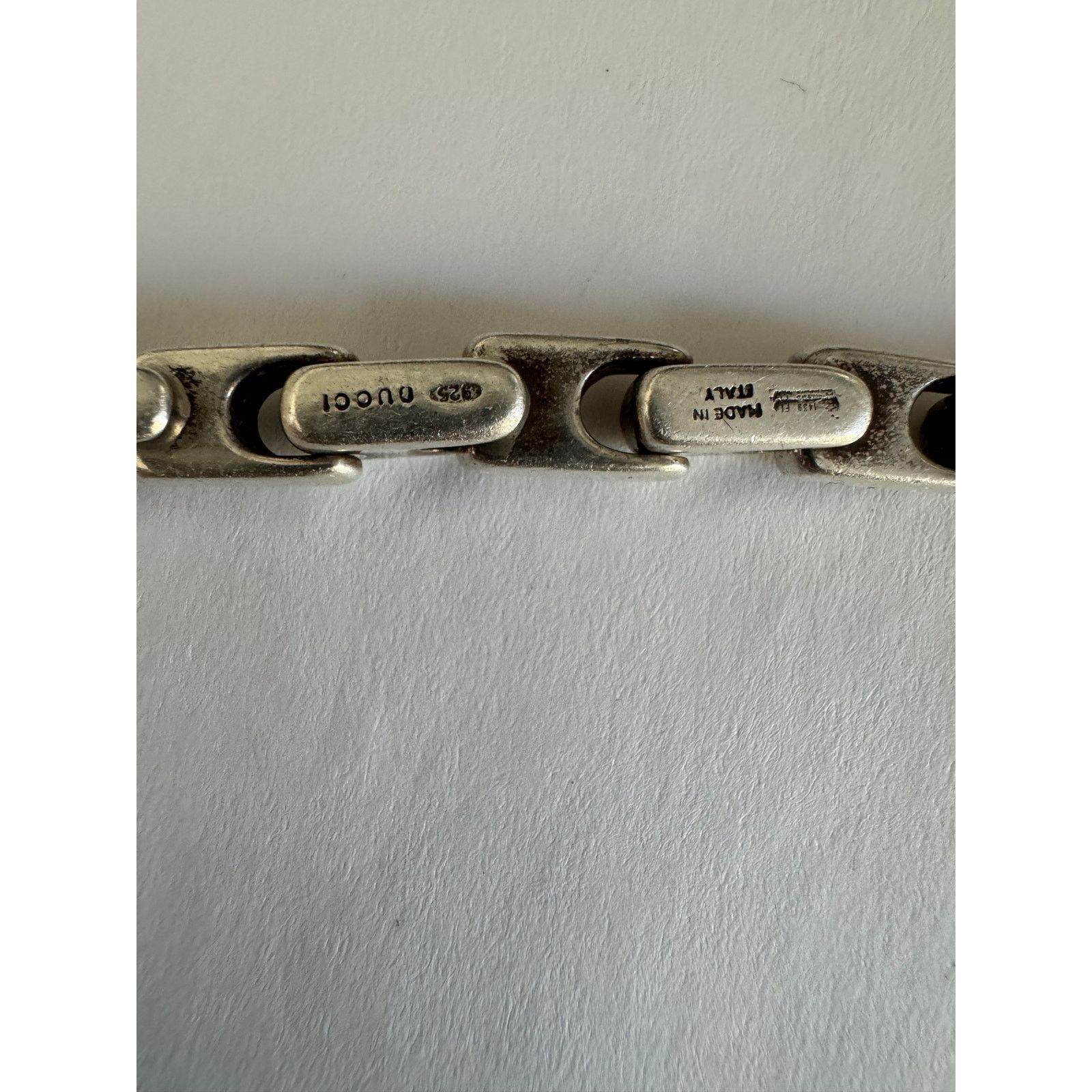 Gucci 90s Gucci 925 Silver Bracelet Size ONE SIZE - 2 Thumbnail