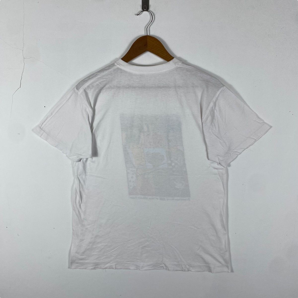 Bausch & Lomb × Vintage Vintage 80's BAUSCH & LOMB Art Graphic Tee Shirt Free Size Size US M / EU 48-50 / 2 - 4 Thumbnail