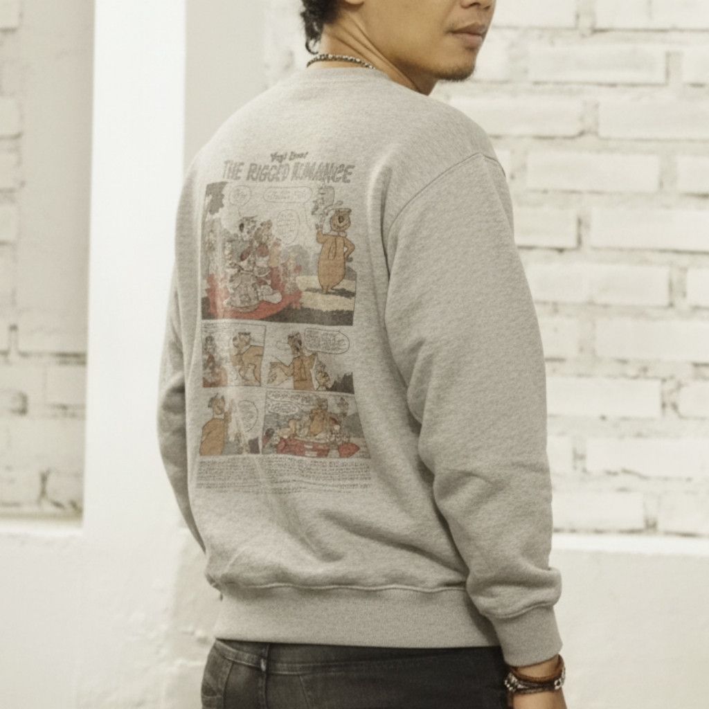 Other Crewneck AOP Yogi Bear Hanna Barbera Vtg apparel from the90S Size US XL / EU 56 / 4 - 1 Thumbnail
