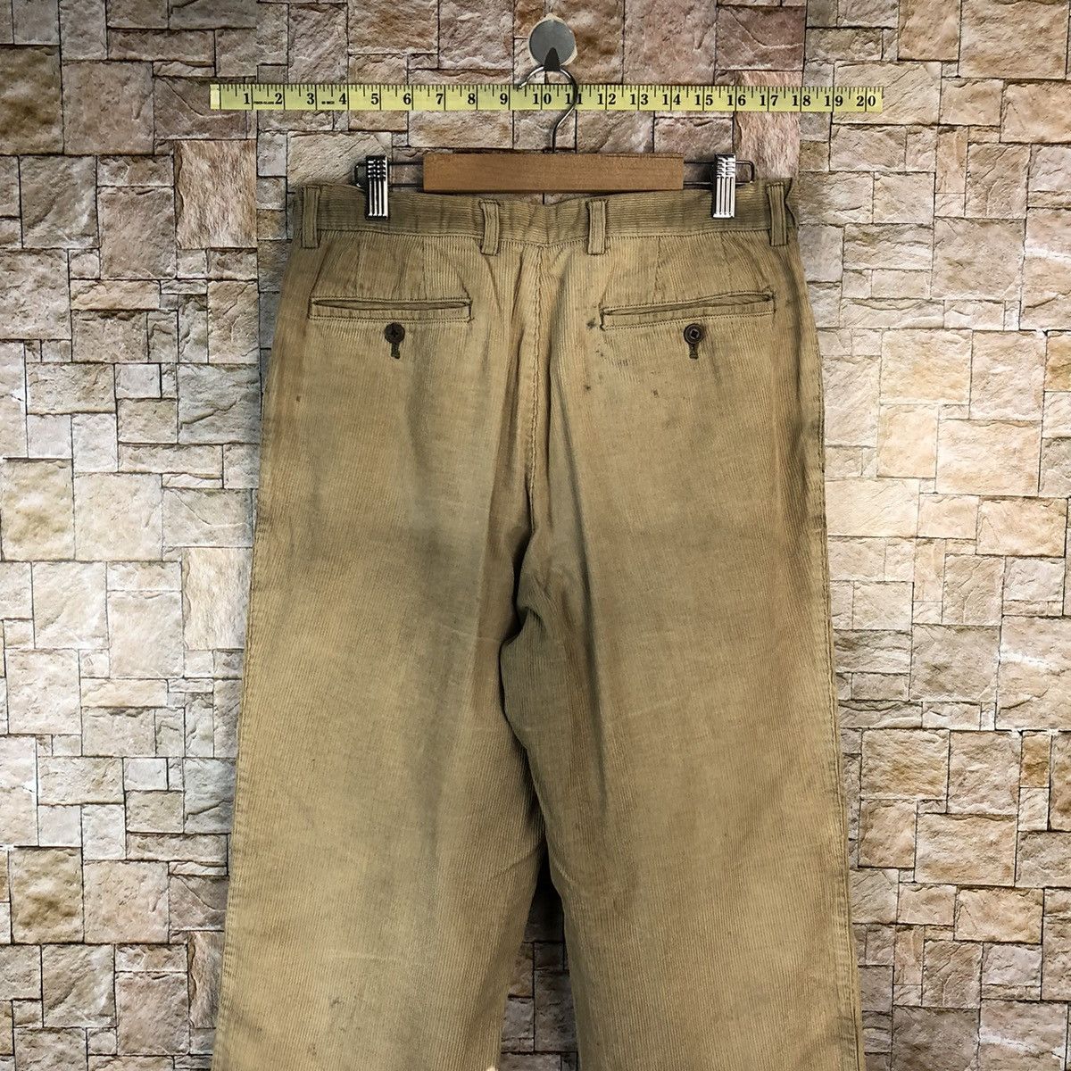 Vintage Japan vintage faded Brown Corduroy Pants #A1032 Size US 29 - 14 Thumbnail