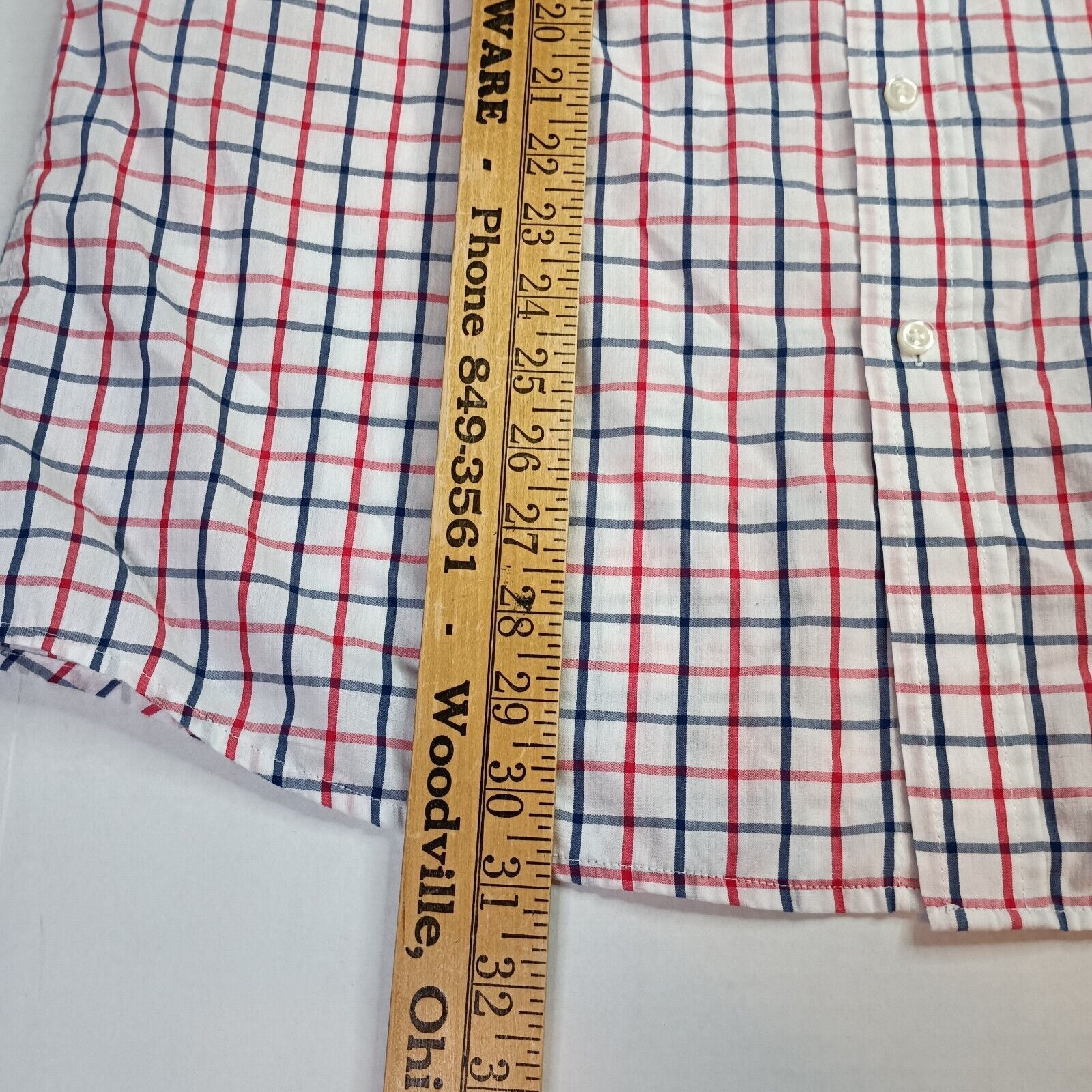 Chaps Chaps Shirt Men's L Red White Blue Easy Care Check Size US L / EU 52-54 / 3 - 5 Thumbnail