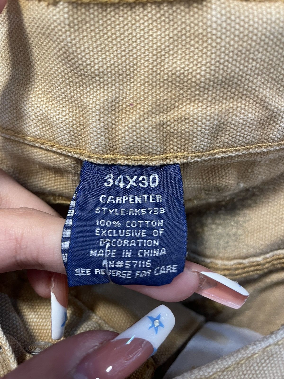 Nike Vintage Nike Carpenter Pants Size US 34 / EU 50 - 4 Thumbnail