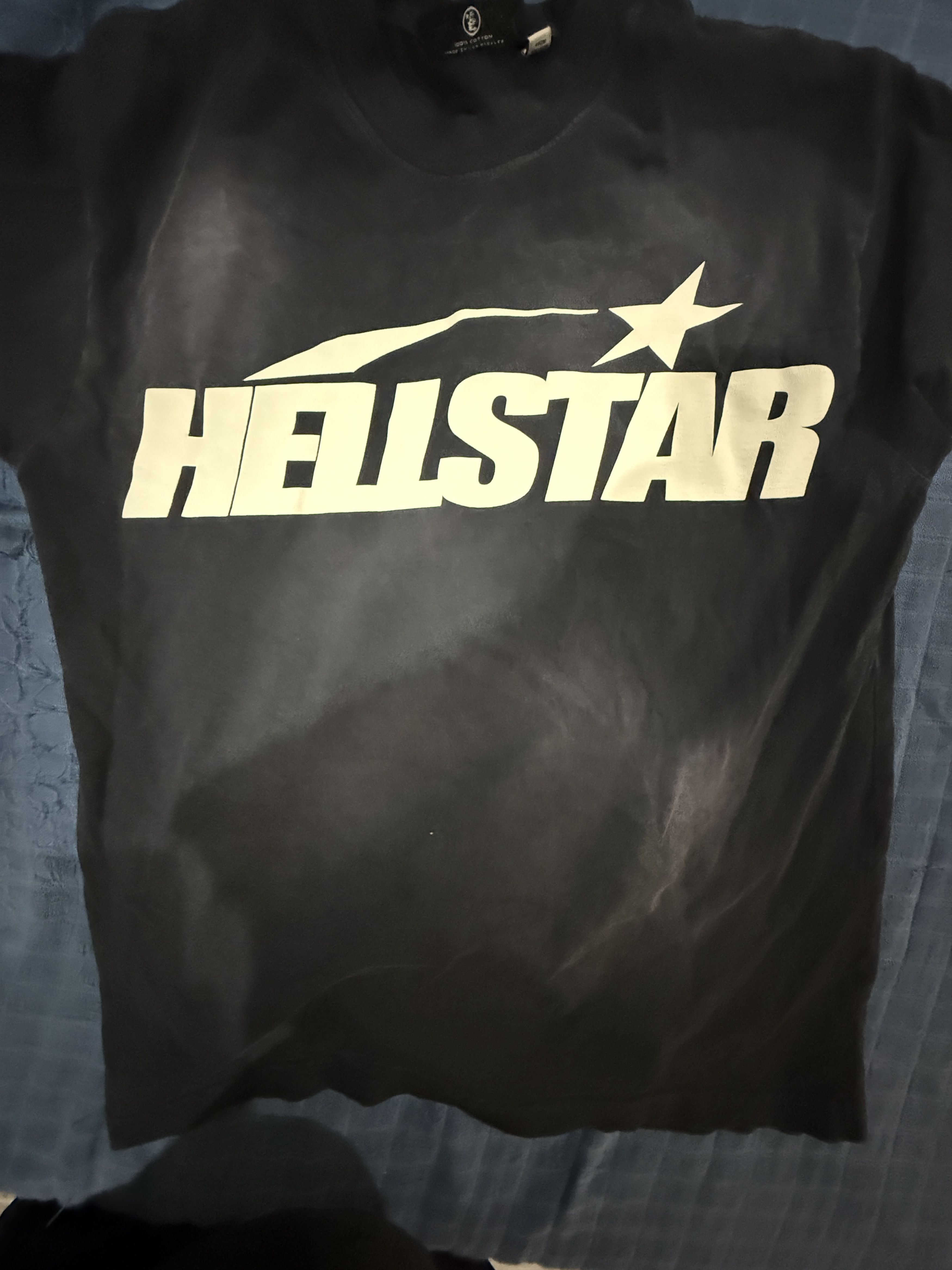 HELLSTAR Hellstar Classic T-Shirt with shooting star logo graphic. Size US S / EU 44-46 / 1 - 3 Thumbnail