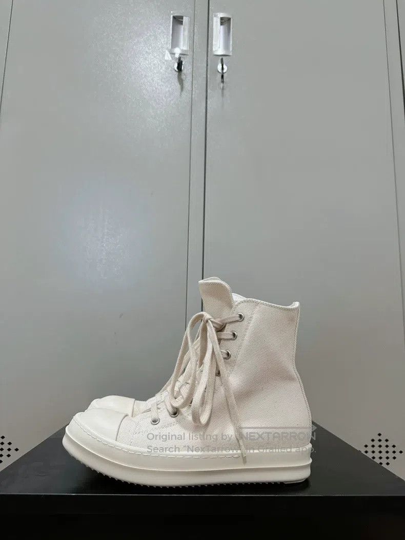 Rick Owens Rick Owens Top-tier ivory milk Converse Size US 5.5 / IT 35.5 - 4 Thumbnail