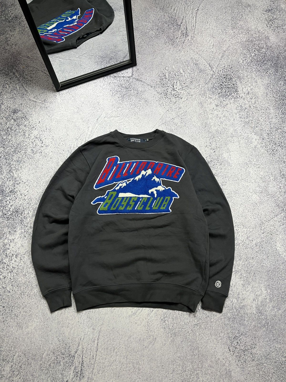 Billionaire Boys Club Billionaire Boys Club Mountain Spellout Crewneck Sweatshirt Size US M / EU 48-50 / 2 - 1 Thumbnail