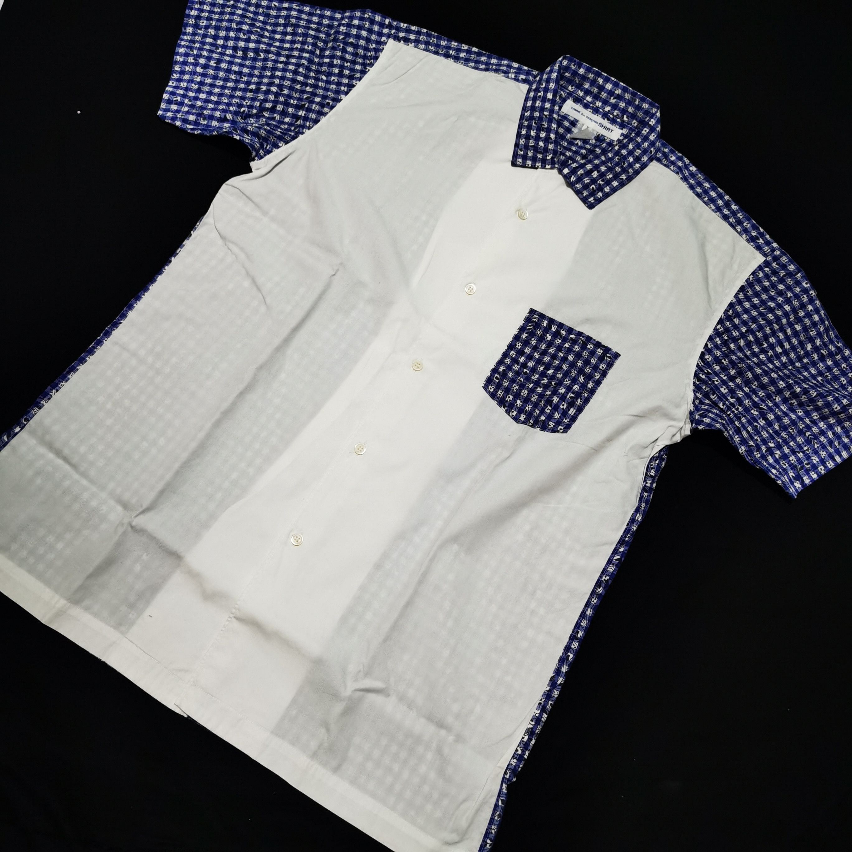 Comme des Garcons Comme Des Garcons Plaid Paisley Pattern Shirt Size US XL / EU 56 / 4 - 1 Thumbnail