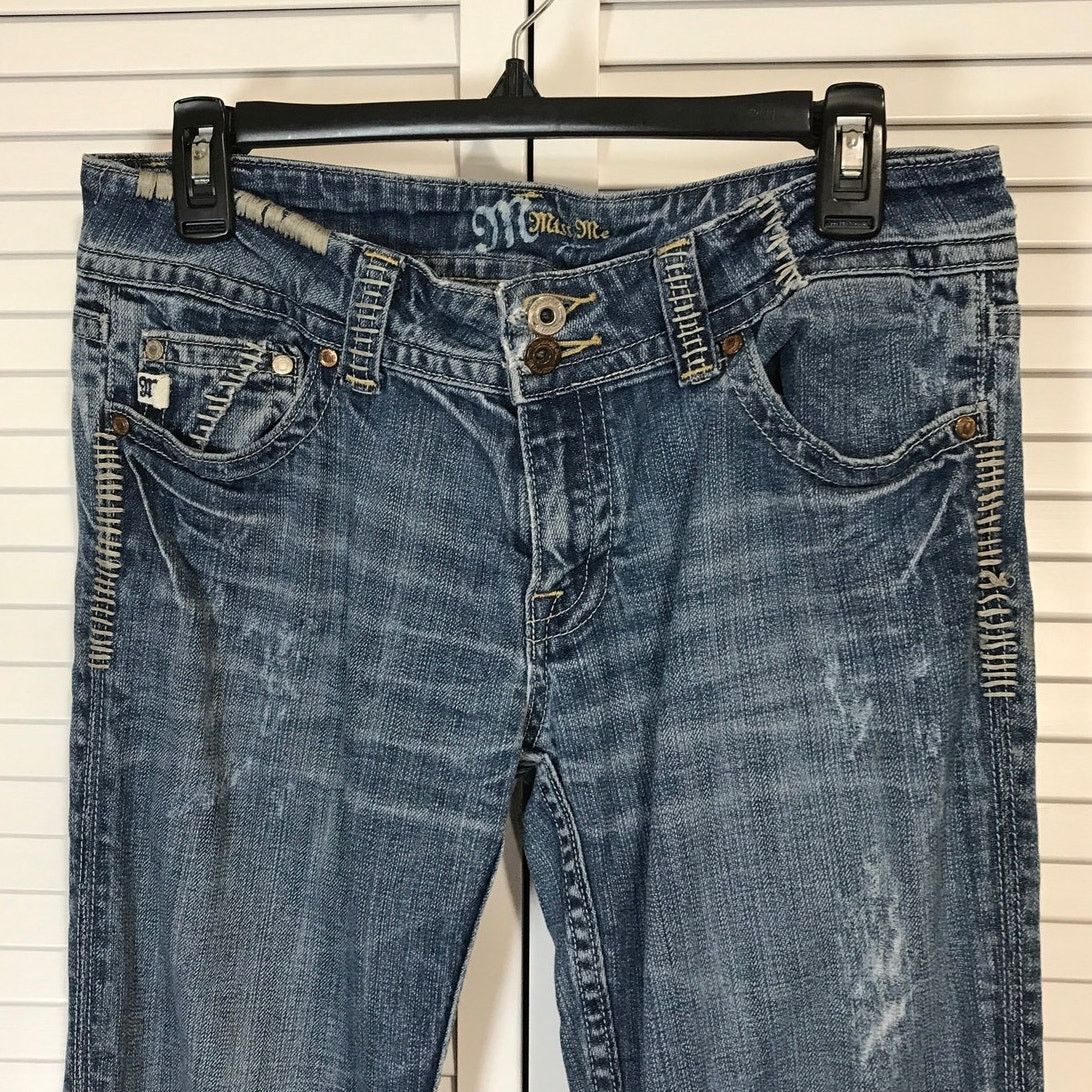 Miss Me Miss Me Glendora Y2K Western Low Rise Bootcut Jeans 30 Size 32" / US 10 / IT 46 - 3 Thumbnail