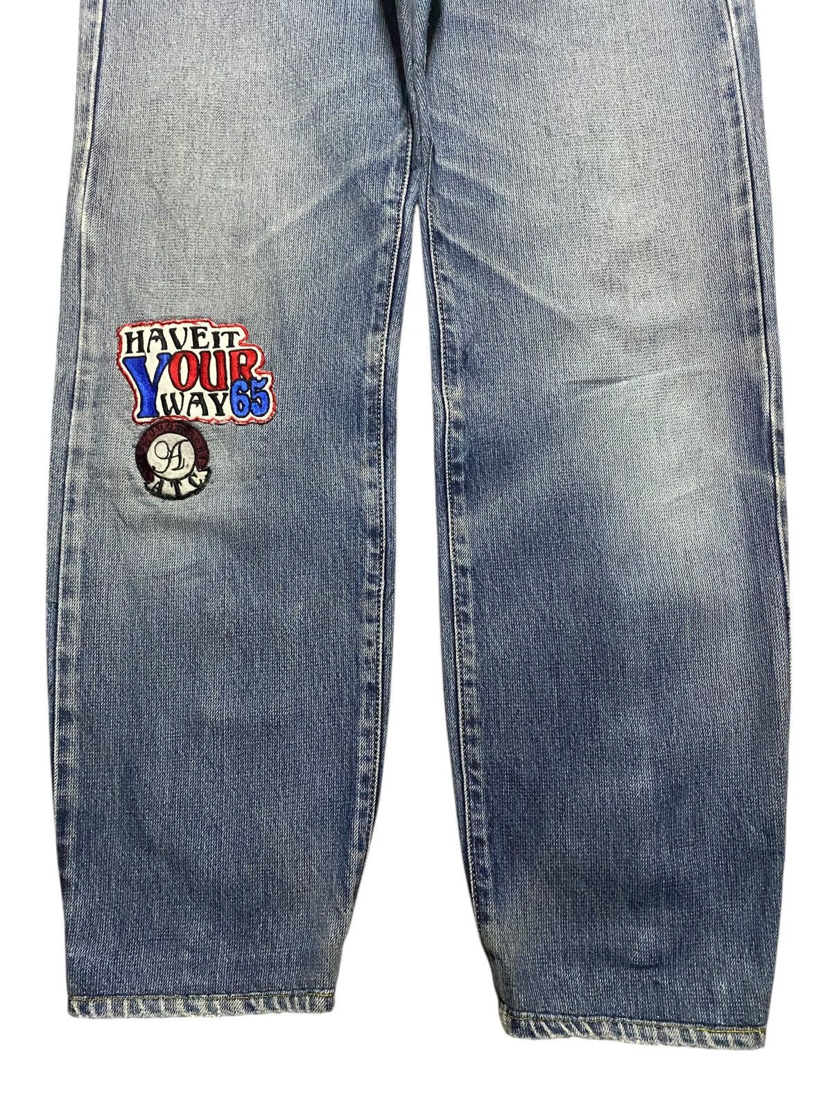 Edwin Vintage Japanese Brand E Funtion Edwin Tapered Leg Patched Size US 30 / EU 46 - 5 Thumbnail