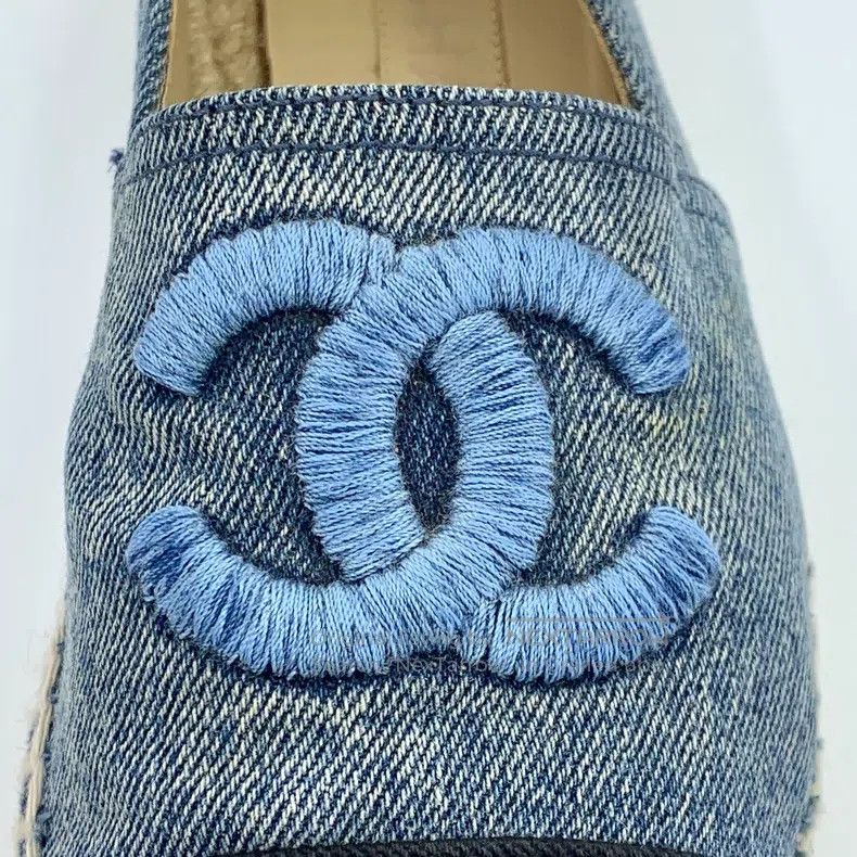Chanel Chanel Blue logo embroidered casual one-pedal fisherman sh Size US 5.5 / IT 35.5 - 6 Thumbnail