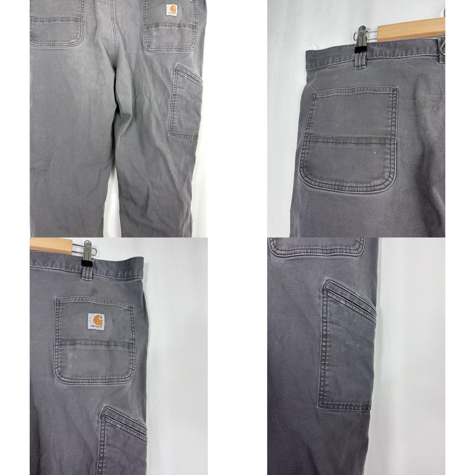 Carhartt Carhartt Relaxed Fit Pants 42x31 Gray Carpenter Work Stains Men Mens Regular Size US 42 / EU 58 - 10 Thumbnail