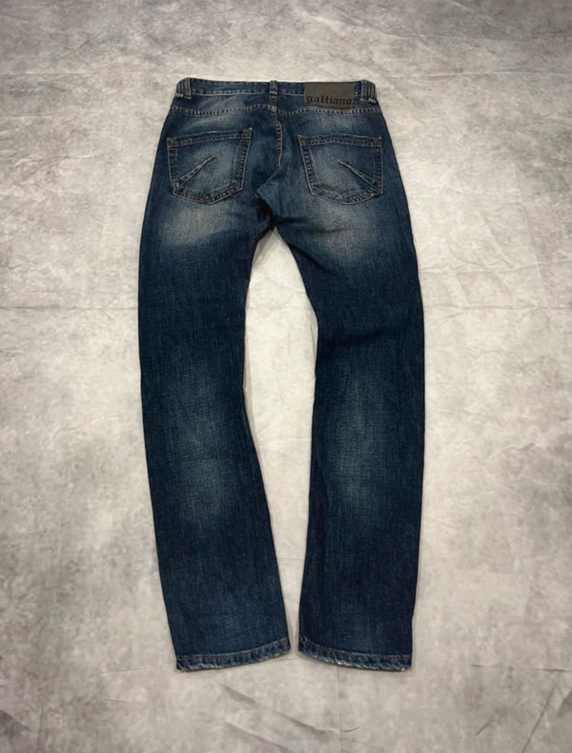 John Galliano Galliano Gazette Printed Graphic Vintage Jeans Size US 32 / EU 48 - 7 Thumbnail
