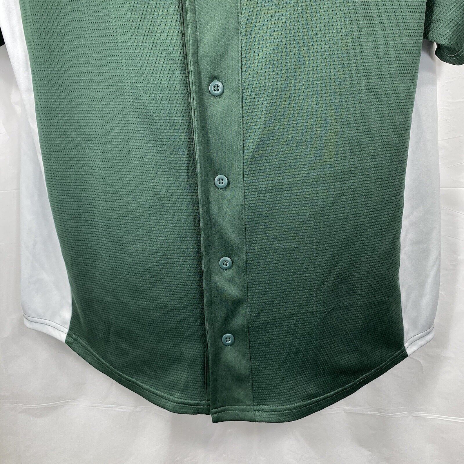 Champion Champion Las Vegas Short Sleeve Green Sewn Baseball Jersey Size US XL / EU 56 / 4 - 4 Thumbnail