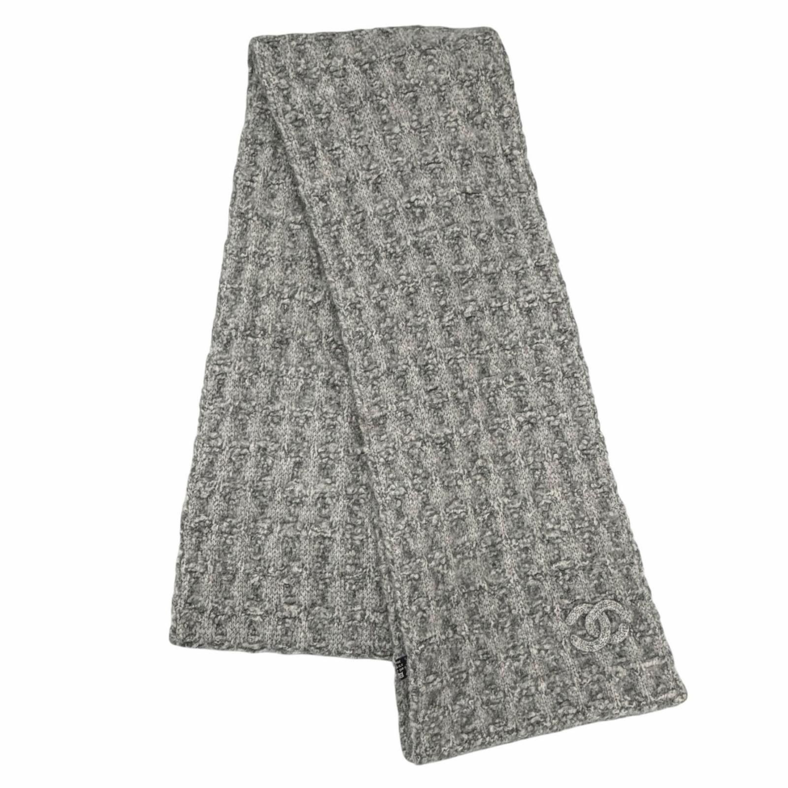 Chanel Chanel Chanel Cashmere Silk Scarf Textile Scarf DUTY FREE for USA Size ONE SIZE - 1 Thumbnail