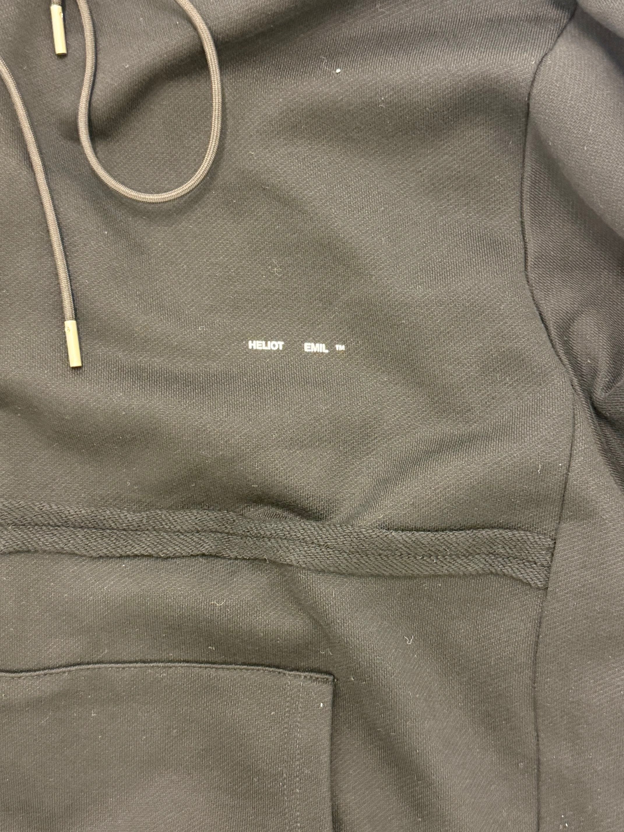 Heliot Emil Referential Transparency SS '19 Black Hoodie Size L Size US L / EU 52-54 / 3 - 4 Thumbnail