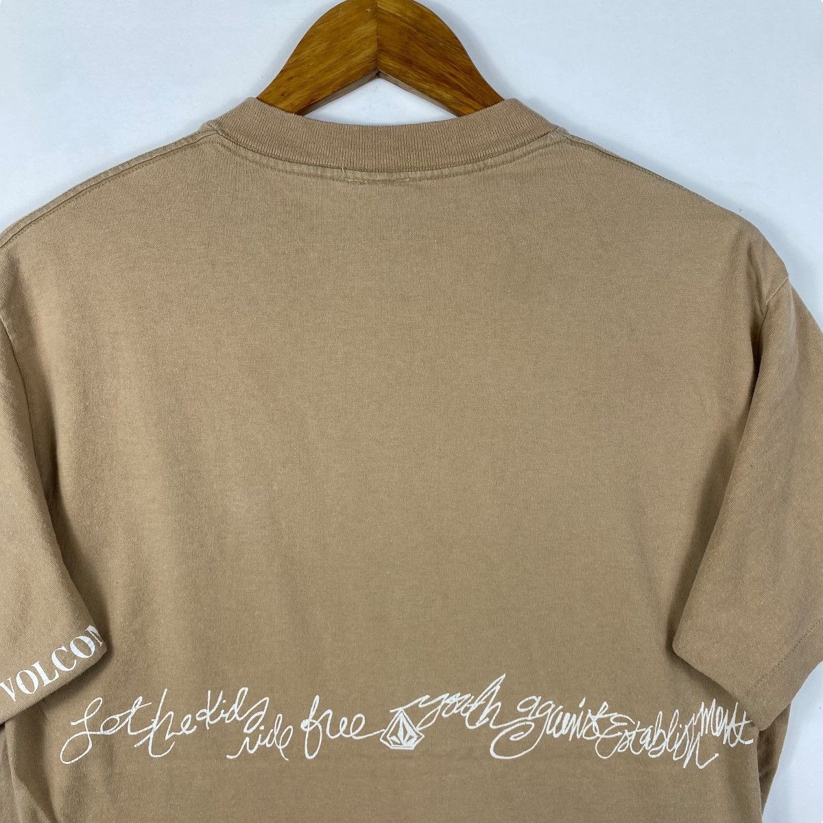 Volcom Vintage 90's VOLCOM Let The Kids Ride Free Skate Tee Size US L / EU 52-54 / 3 - 5 Thumbnail