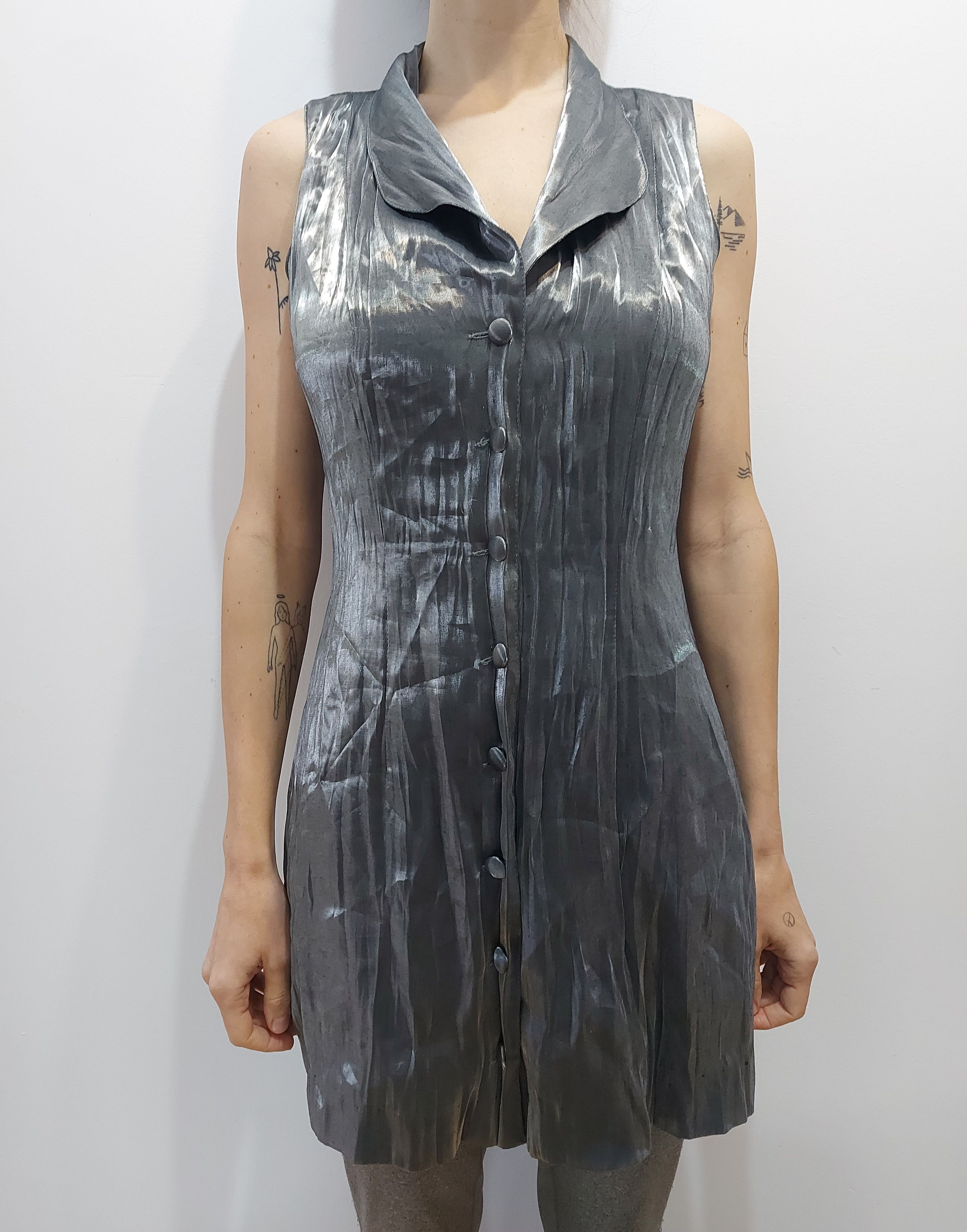 Other Sepia Colombia Mercury Silver Dress, Size S Size S / US 4 / IT 40 - 2 Thumbnail