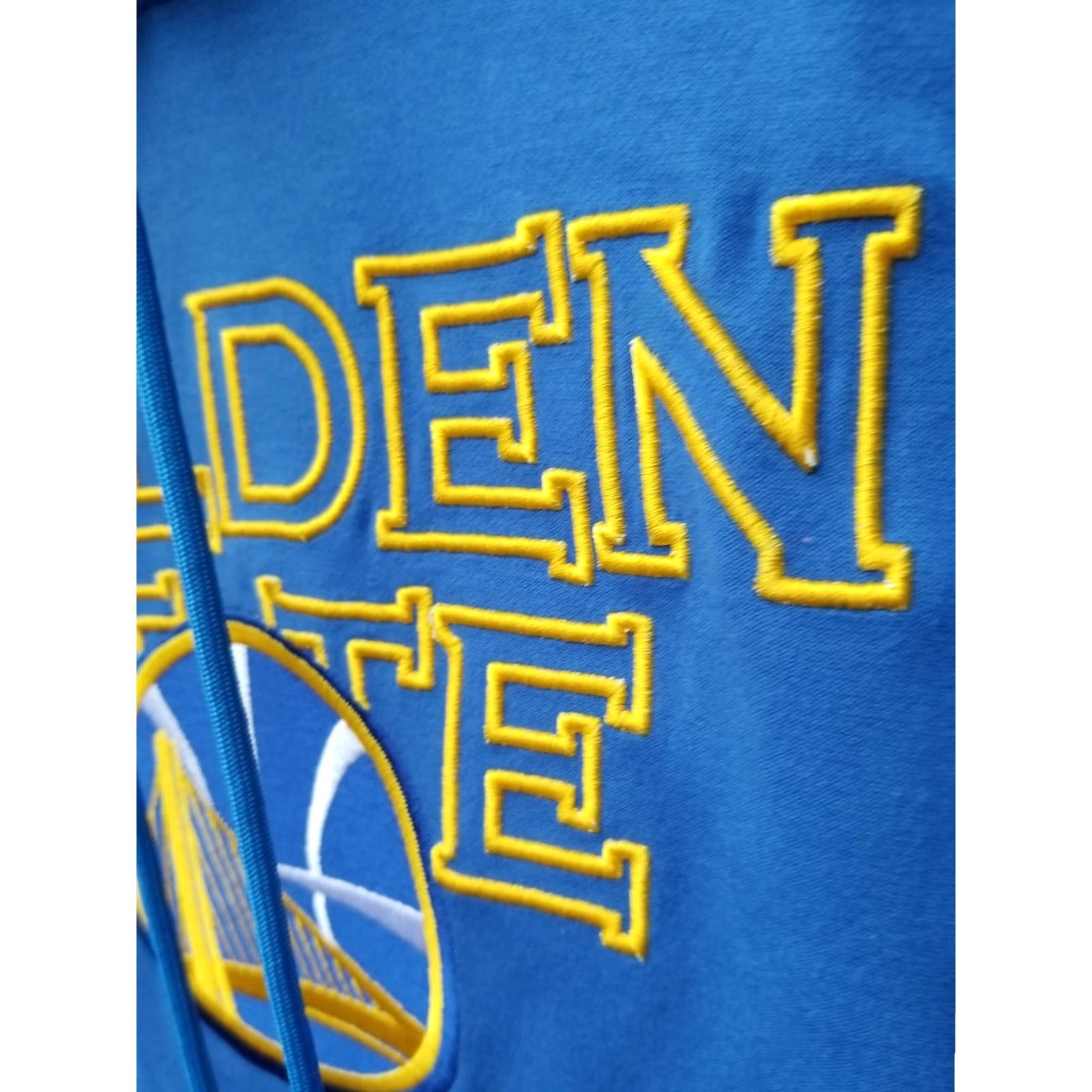 Pro Standard Pro Standard Hoodie Mens L BLUE mixed Golden State NBA 100% Cotton Drawstring Long Sleeve Regular size Blue hoodie Size US L / EU 52-54 / 3 - 4 Thumbnail