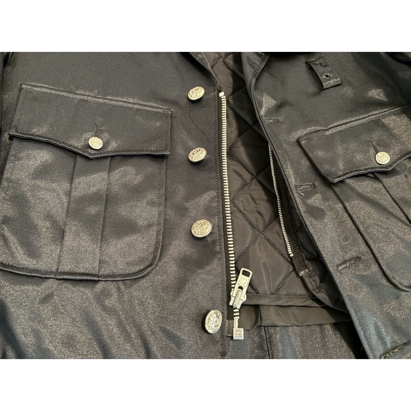 Vintage VINTAGE Horace Small Black Bomber Jacket Coat Made in USA Mens 38S Regular Short Nylon Solid 38 Black Bomber Mens US Size US XXS / EU 40 - 6 Thumbnail