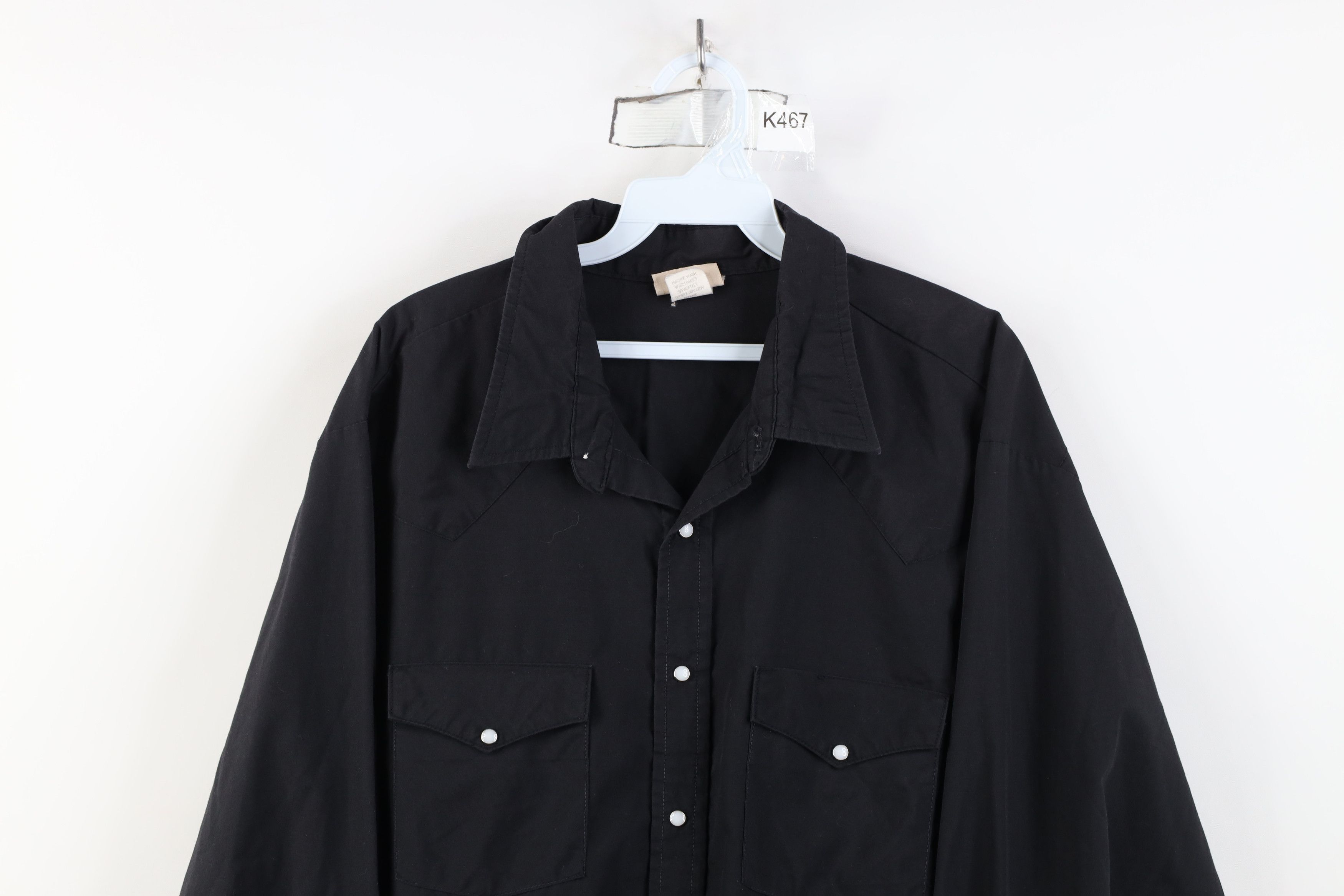 Vintage Vintage 90s Rockabilly Western Cowgirl Snap Button Shirt USA Size 3XL / US 20-22 - 2 Thumbnail