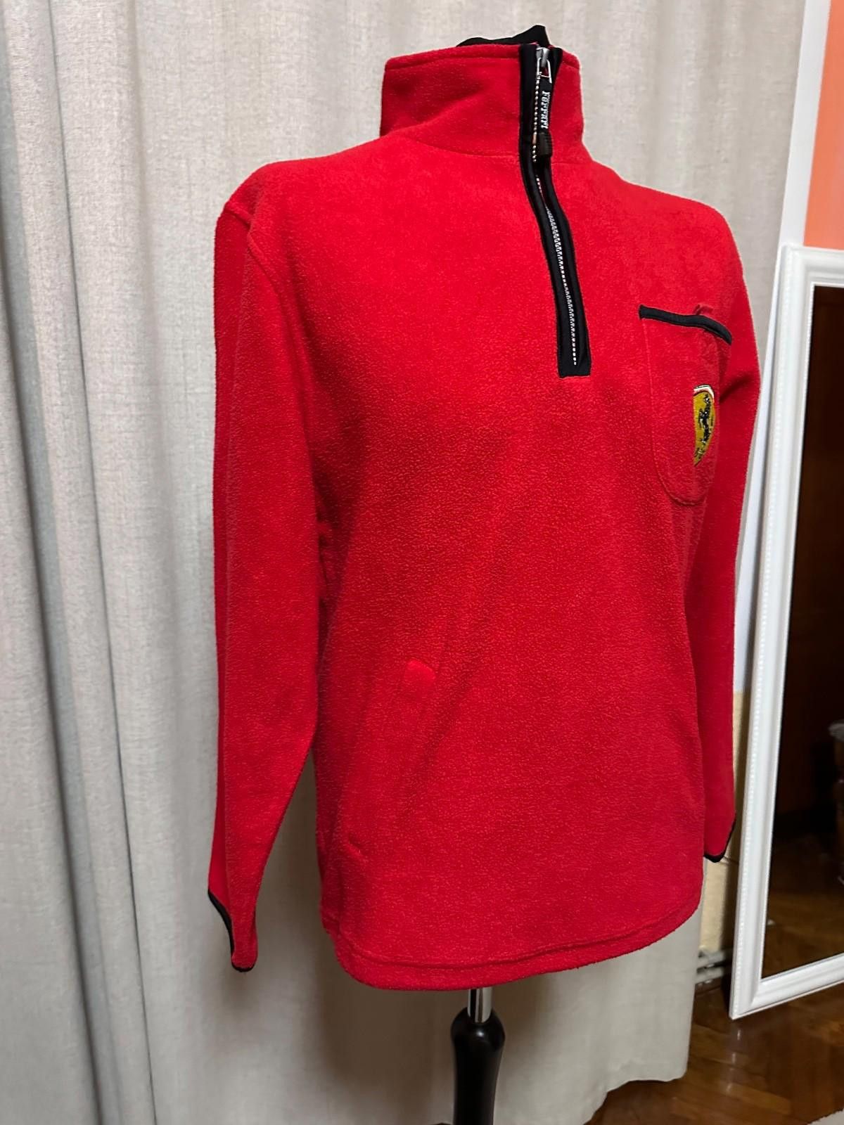 Ferrari Vintage Ferrari Fleece Sweatshirt Quarter Zip F1 Racing 1999 Size US S / EU 44-46 / 1 - 4 Thumbnail