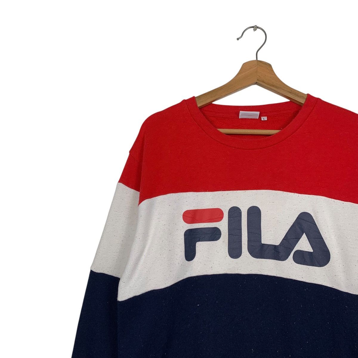 Fila Fila Color Block Crewneck Sweatshirt Size US L / EU 52-54 / 3 - 6 Thumbnail