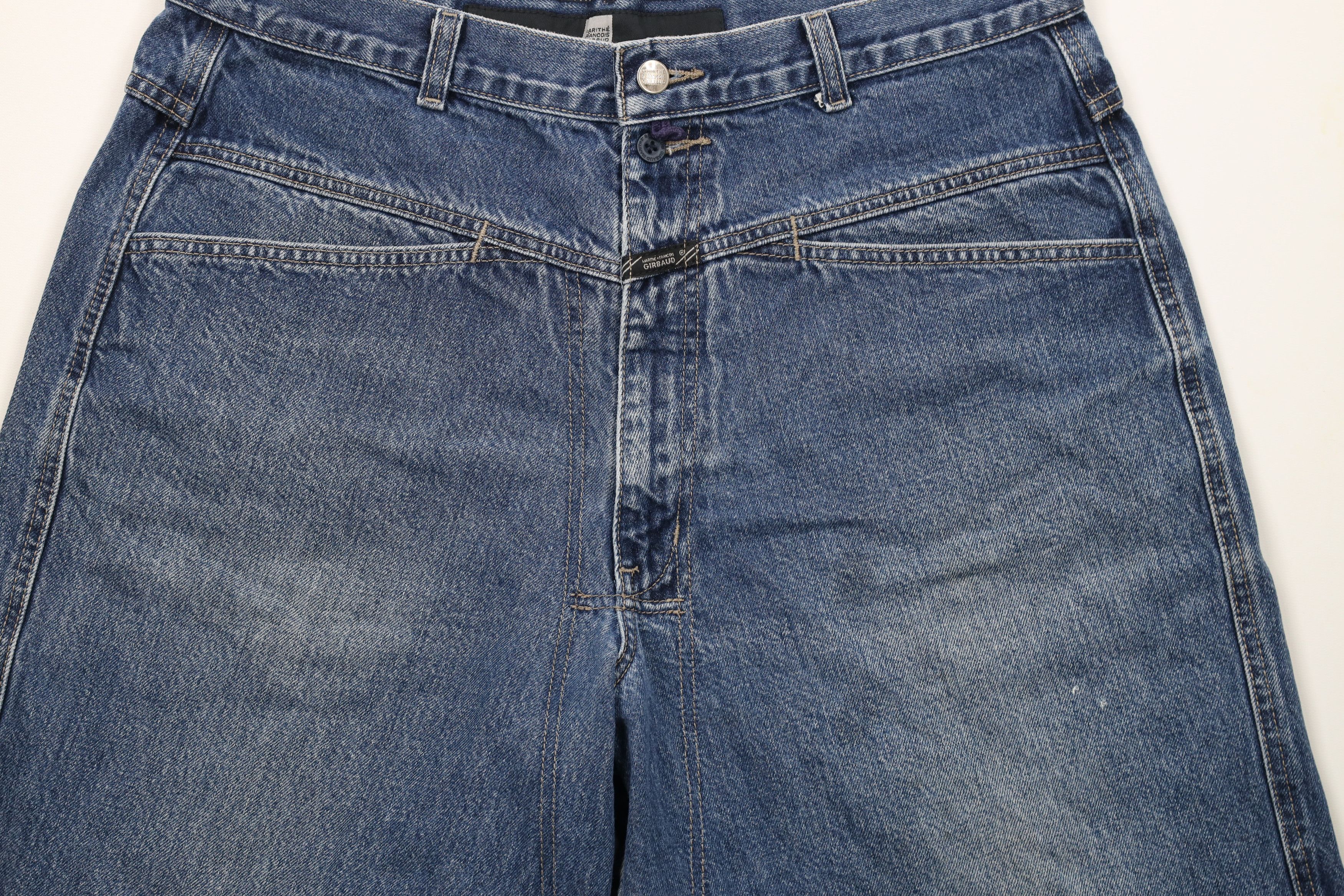 Marithe + Francois Girbaud × Vintage Vintage 90s Marithe Francois Girbaud Fit Denim Jean Shorts Size US 36 / EU 52 - 3 Thumbnail