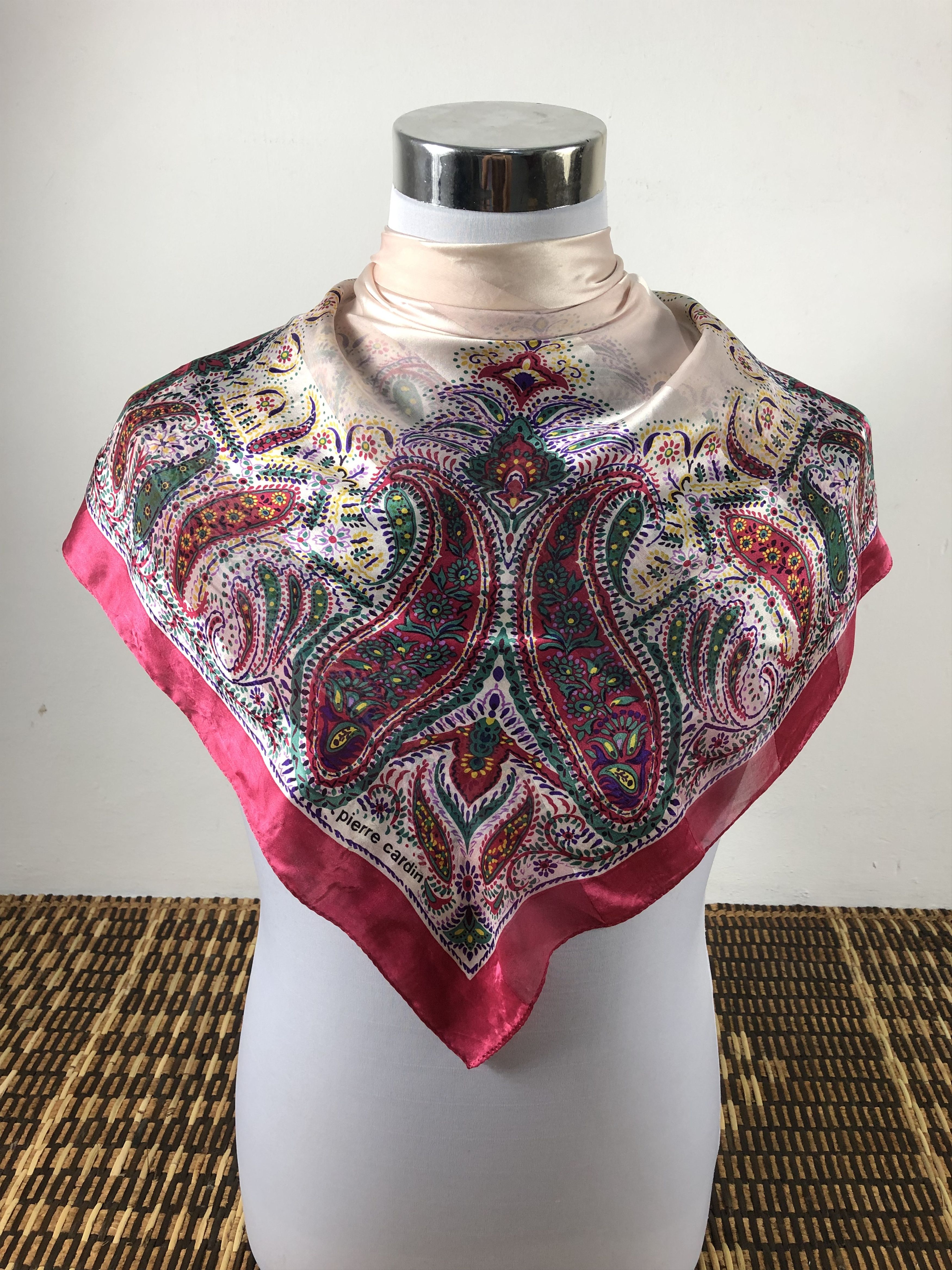 Pierre Cardin Pierre Cardin Silk Scarf Size ONE SIZE - 1 Thumbnail