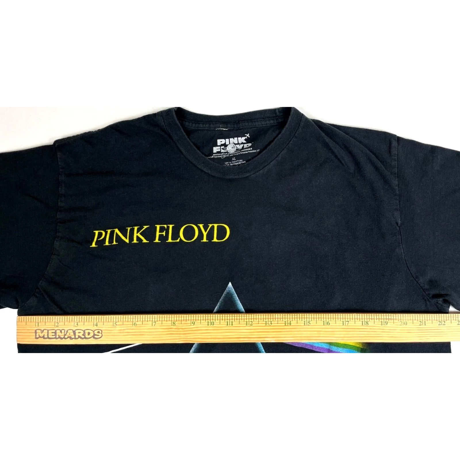 Vintage Pink Floyd T-Shirt Dark Side of the Moon 2014 Officially Licensed Size XL Black Mens Short Sleeve Crew Neck 100% Cotton Size US XL / EU 56 / 4 - 8 Thumbnail