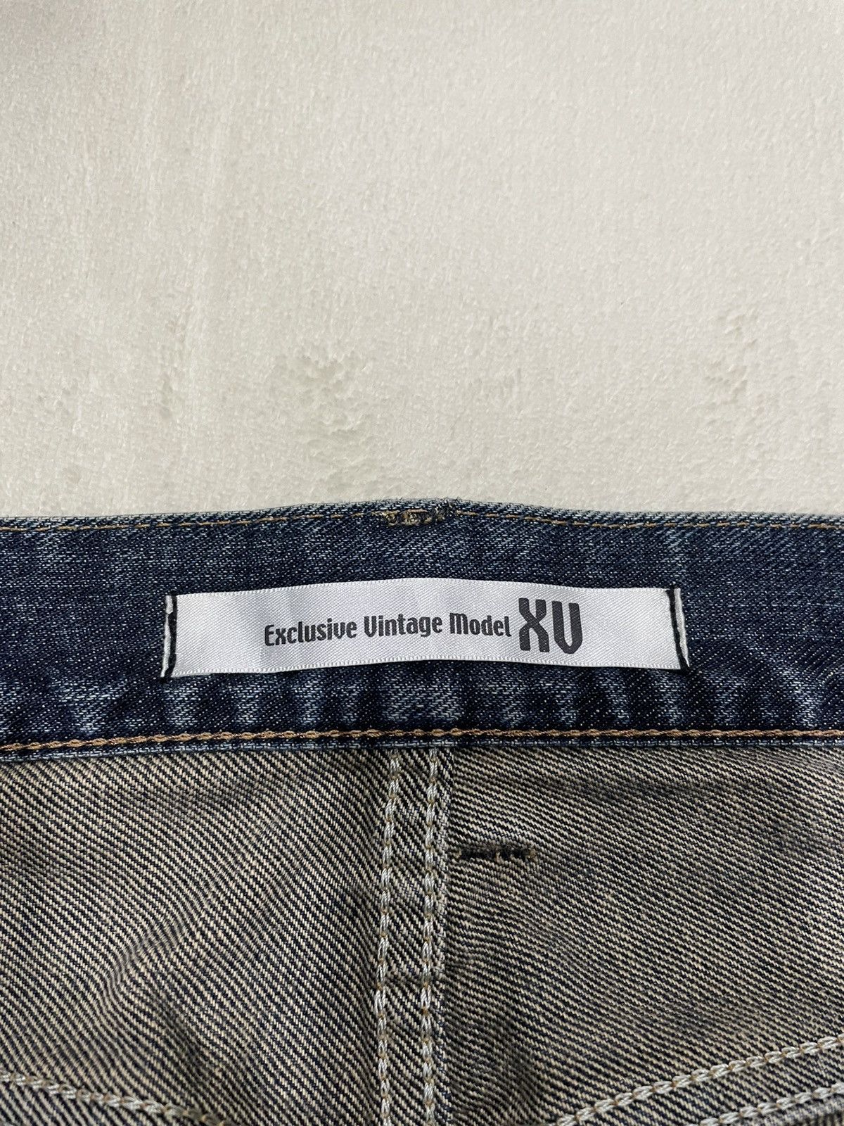 Edwin Vintage Edwin Straight Cut Distressed Faded Denim Jeans Size US 39 - 8 Thumbnail