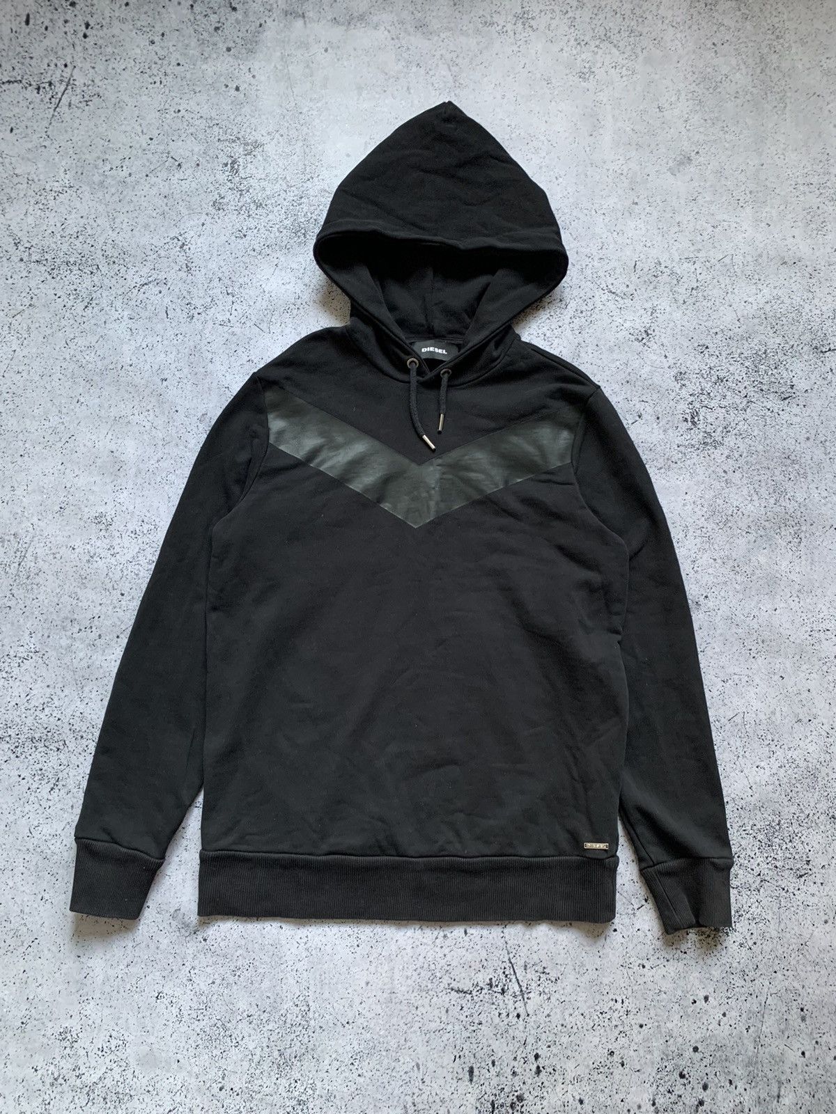 Diesel Vintage Diesel Boxy Fit Hoodie Rare Hood Y2K USA Avant Garde Size US L / EU 52-54 / 3 - 1 Thumbnail