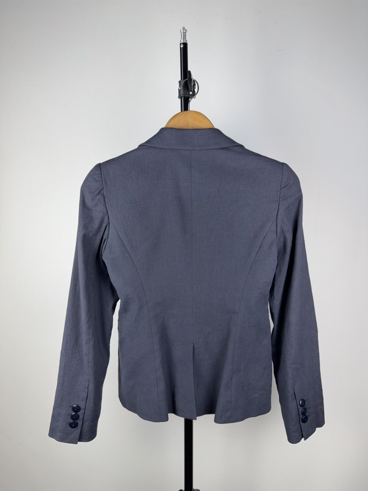 Emporio Armani Vintage Luxury 00s Emporio Armani Blue Blazer Retro 38 size Size S / US 4 / IT 40 - 13 Thumbnail