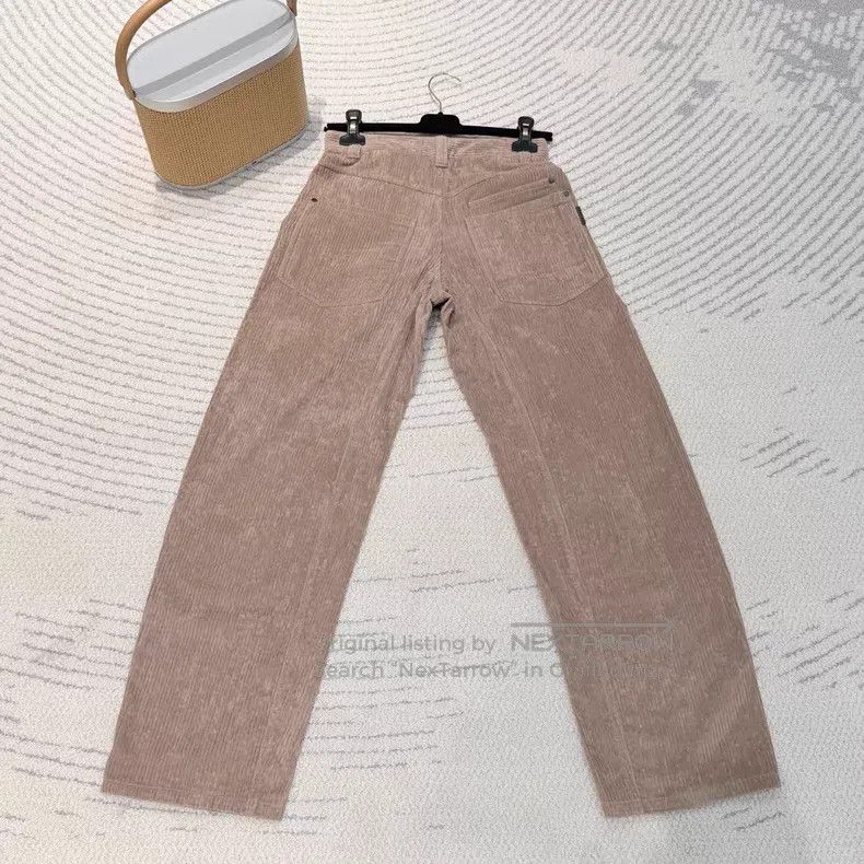 Brunello Cucinelli Brunello Cucinelli Solid Color Zipper High Waisted Straigh Size 24" / US 00 / IT 34 - 3 Thumbnail
