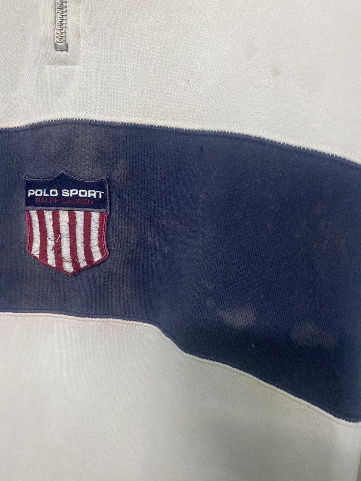 K-Swiss 💥POLO RAPLH LAUREN X K-SWISS CENTER EMBROIDED HALF ZIPPER Size US S / EU 44-46 / 1 - 6 Thumbnail