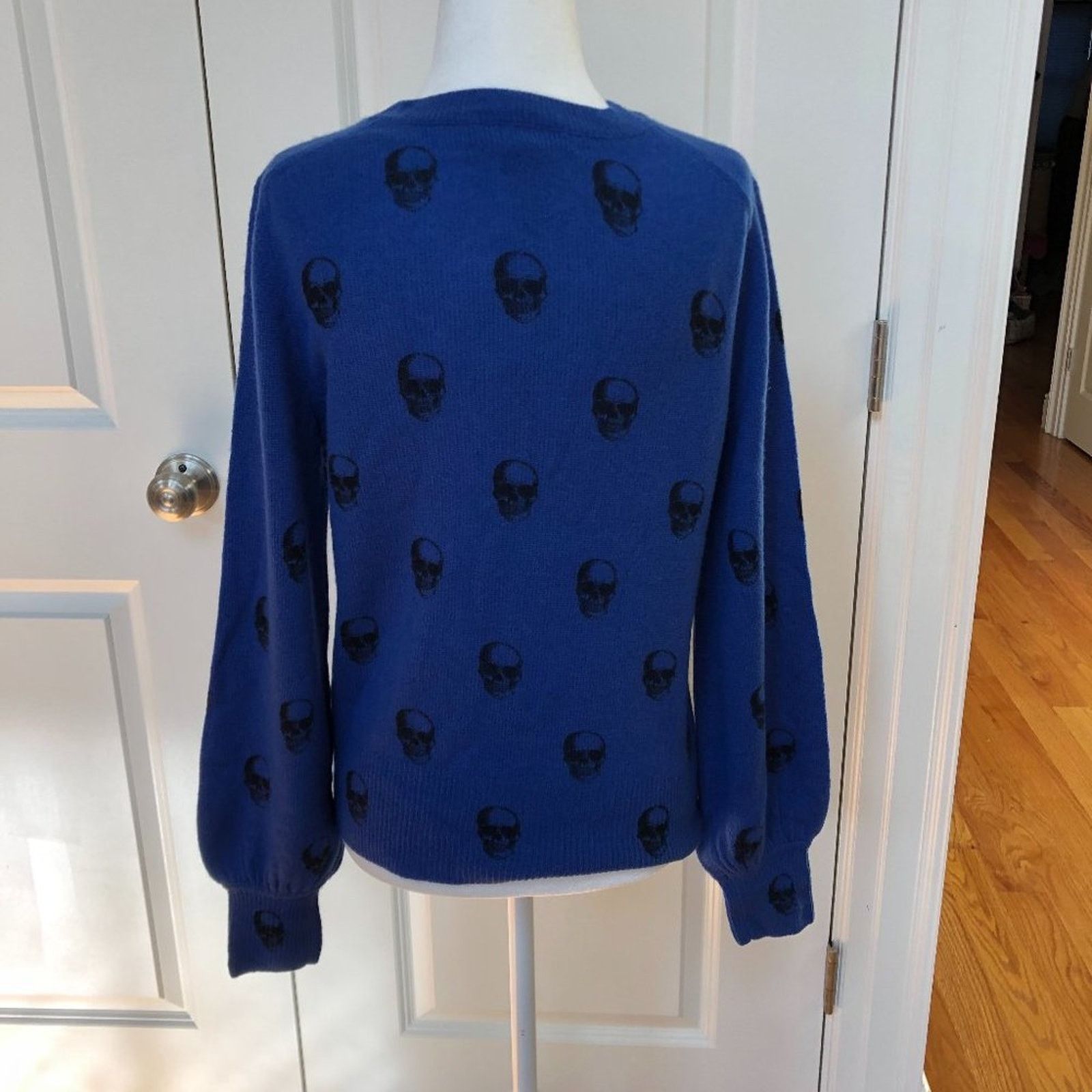 360Cashmere 360 Cashmere Skull Print Cashmere Sweater Size XS / US 0-2 / IT 36-38 - 3 Thumbnail