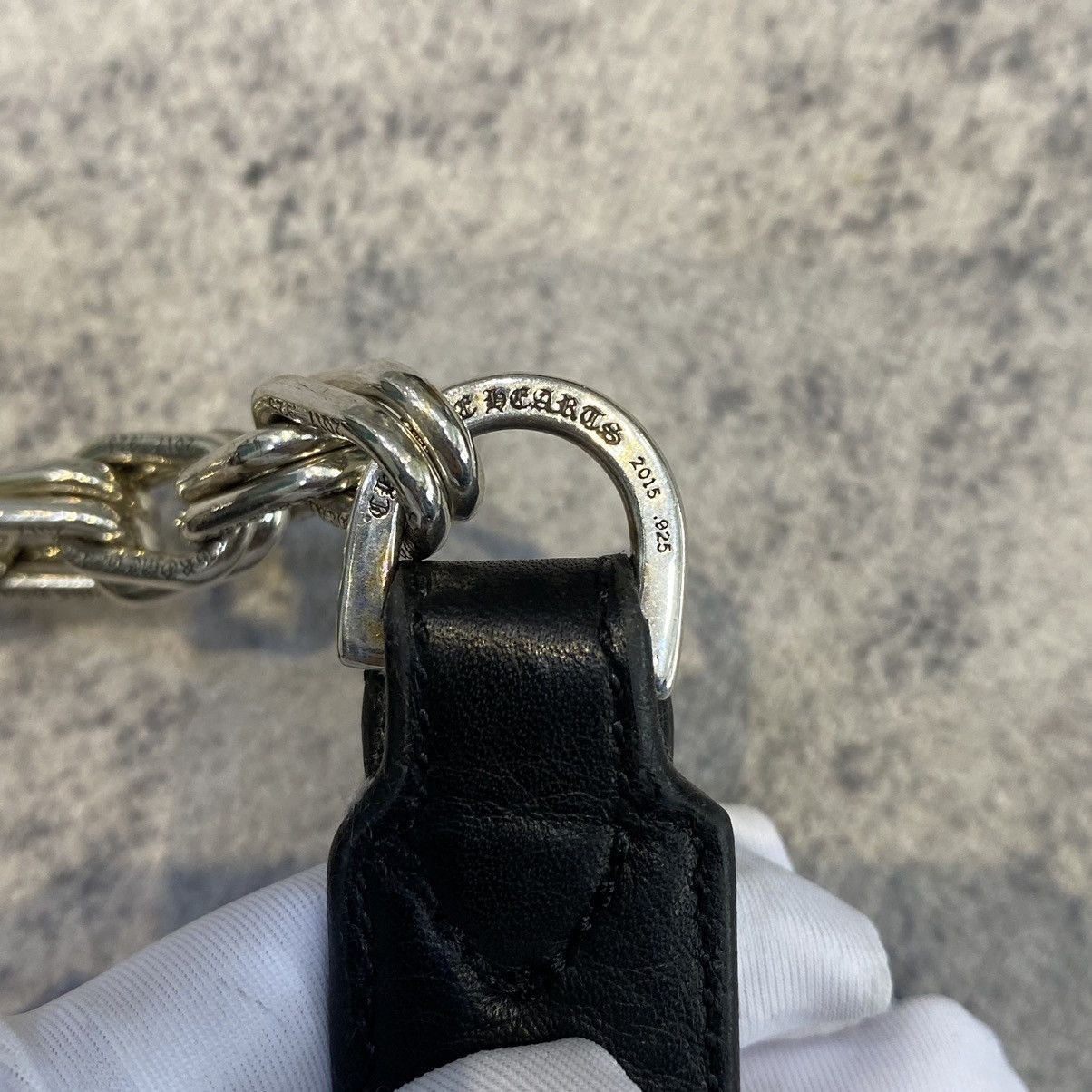 Chrome Hearts Chrome hearts PULP Cross link chain silver Medium bag black Size ONE SIZE - 16 Thumbnail