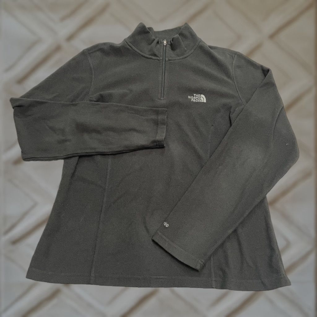 The North Face The North Face Glacier TKA100 Fleece Jacket Womens Medium Black 1/4 Zip Outdoor Size M / US 6-8 / IT 42-44 - 1 Thumbnail