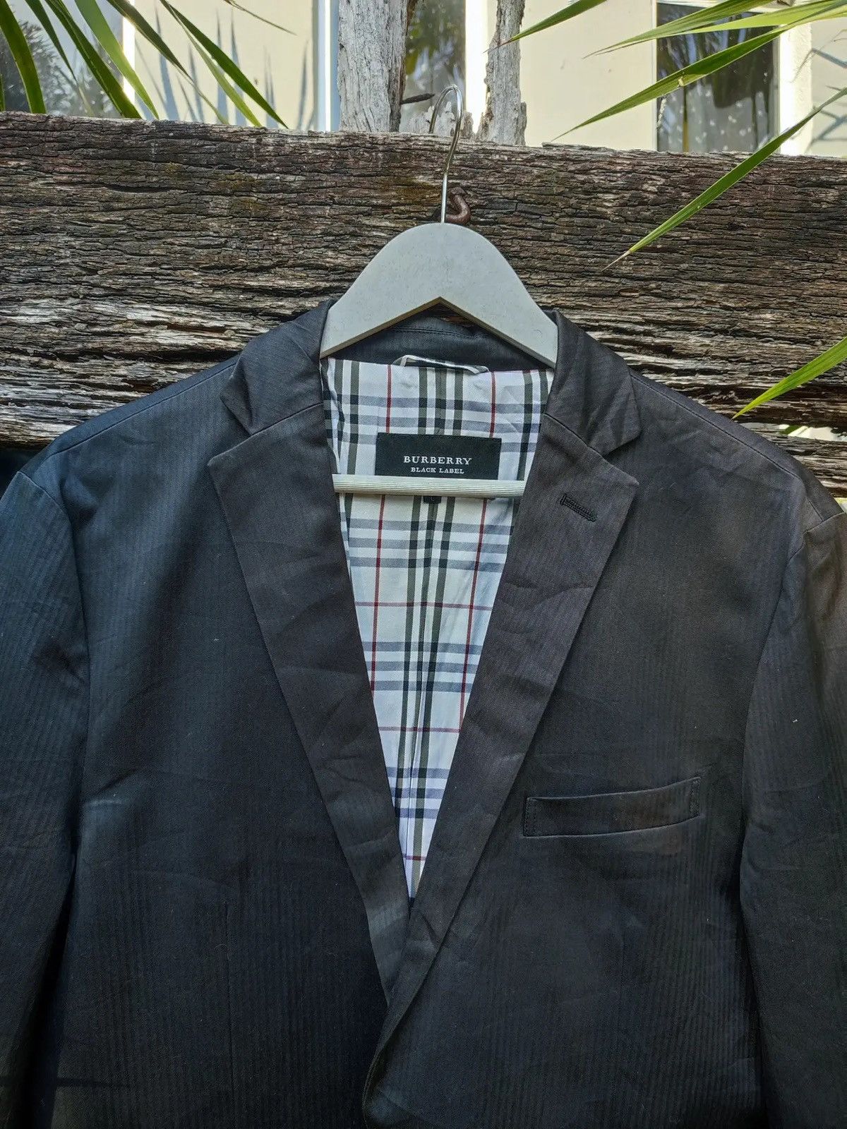 Burberry Burberry Black Label Single-Breasted Blazer – Charcoal Size 38R - 2 Thumbnail
